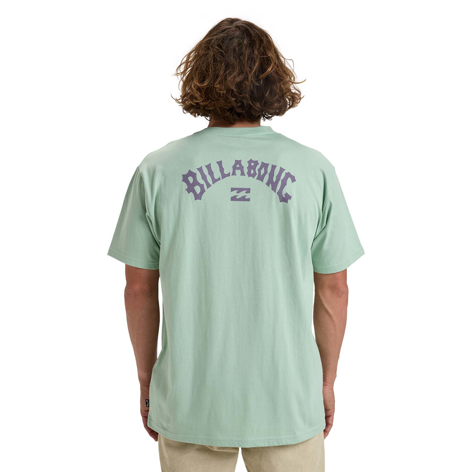 Billabong Mens Arch Wave Short Sleeve Crew Neck Cotton T-Shirt Top Tee - Picture 4 of 11