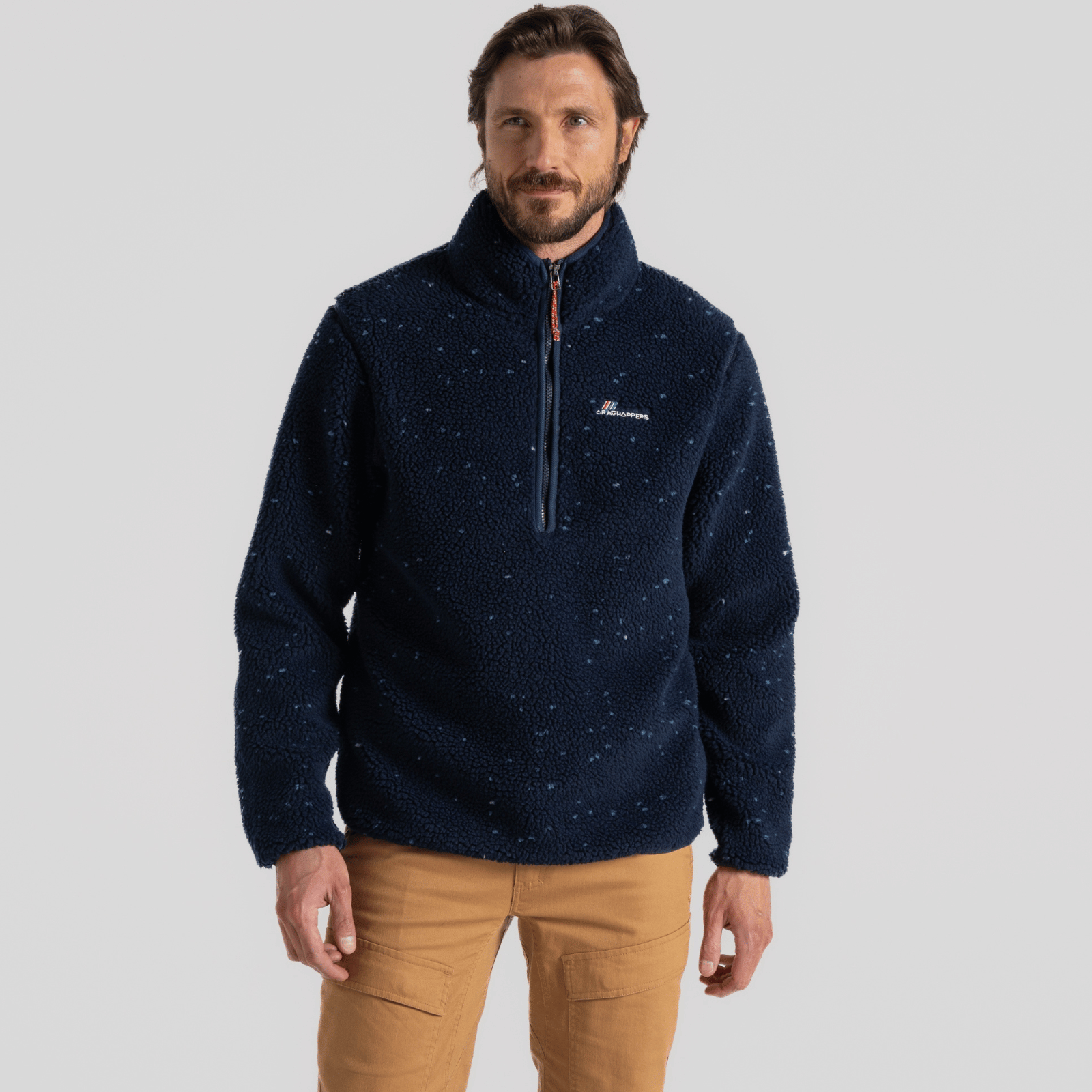 Craghoppers Mens Tatton Half Zip Warm Winter Pullover Fleece Jumper - Picture 2 of 13