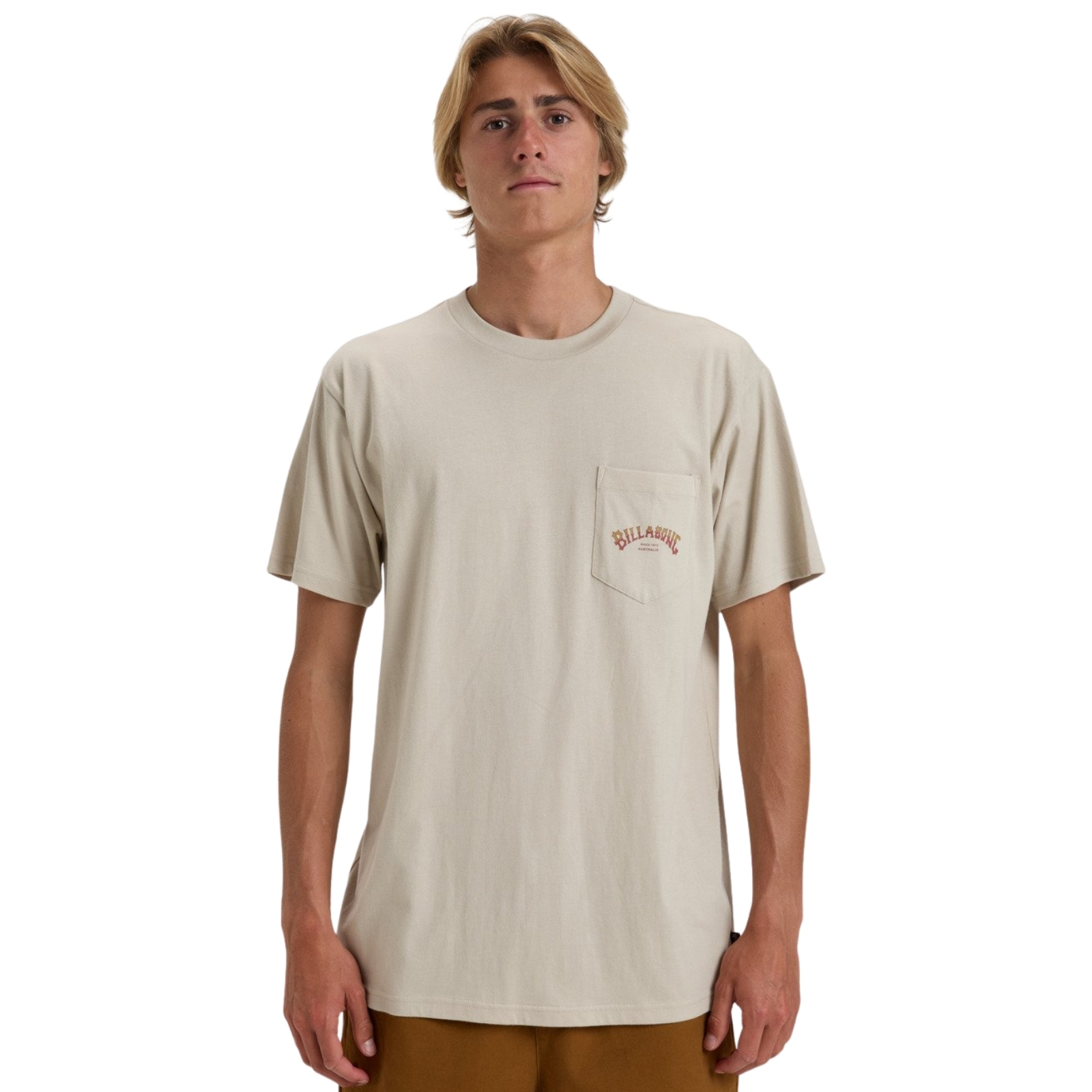 Camiseta Top Camiseta Billabong Para Hombres Arco Apilado Manga Corta Algodón Gráfico - Imagen 2 de 8