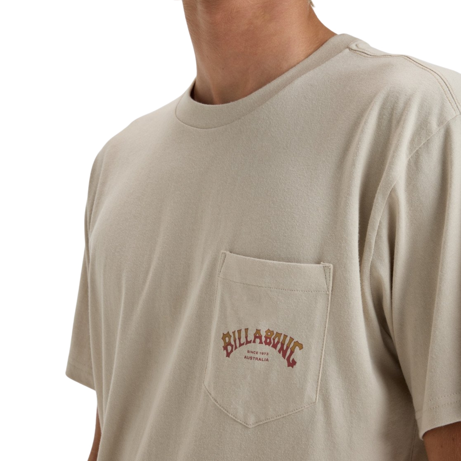 Camiseta Top Camiseta Billabong Para Hombres Arco Apilado Manga Corta Algodón Gráfico - Imagen 4 de 8