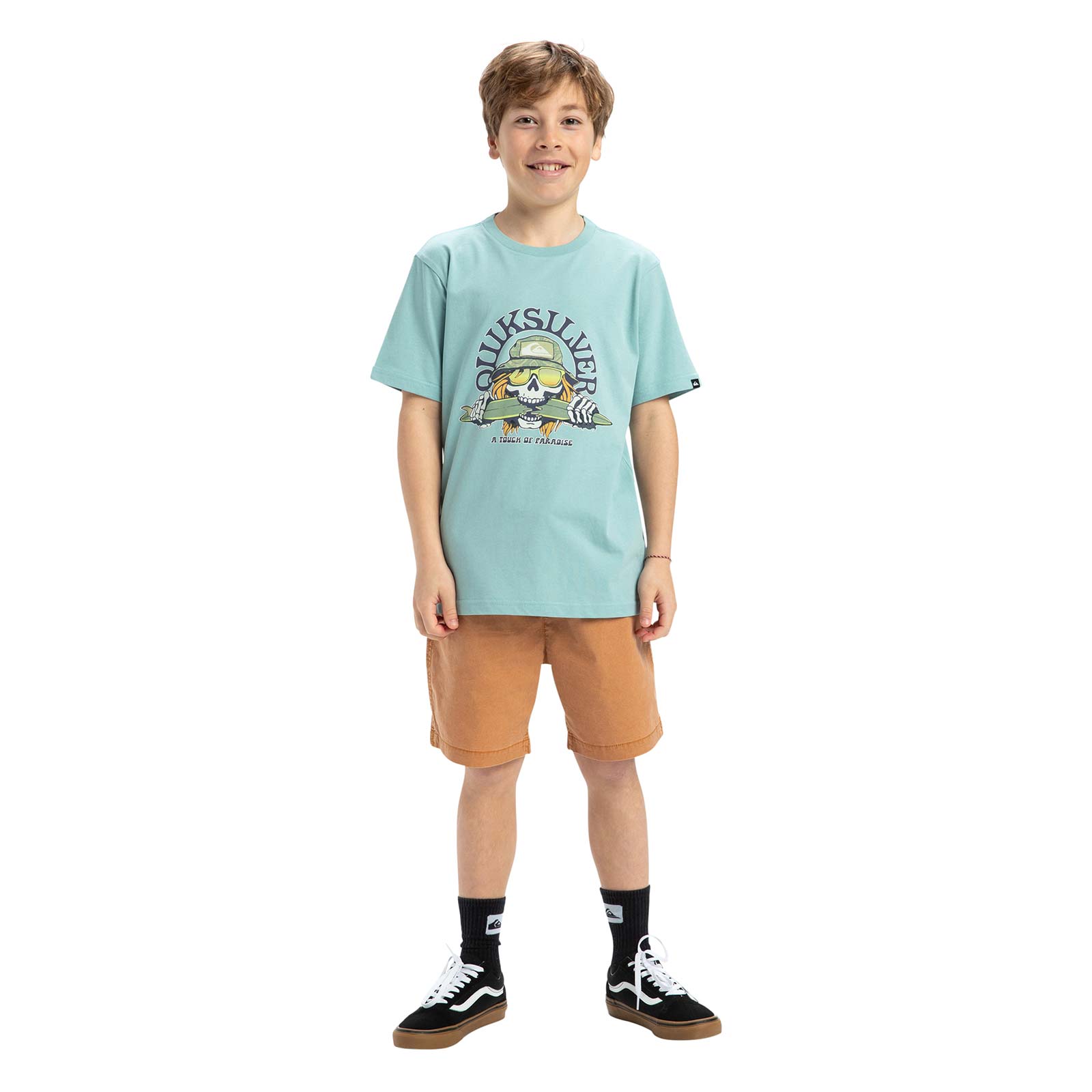 Quiksilver Kids Ev Skull Feast Short Sleeve T-Shirt - Picture 4 of 12
