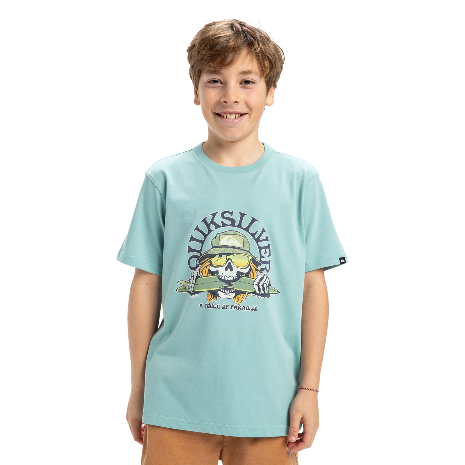 Quiksilver Kids Ev Skull Feast Short Sleeve T-Shirt - Picture 2 of 12