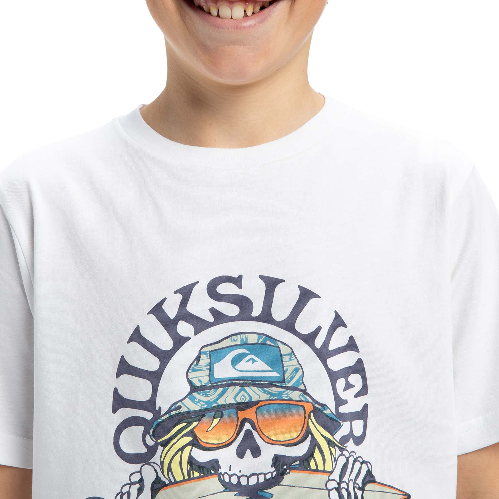 Quiksilver Kids Ev Skull Feast Short Sleeve T-Shirt - Picture 10 of 12