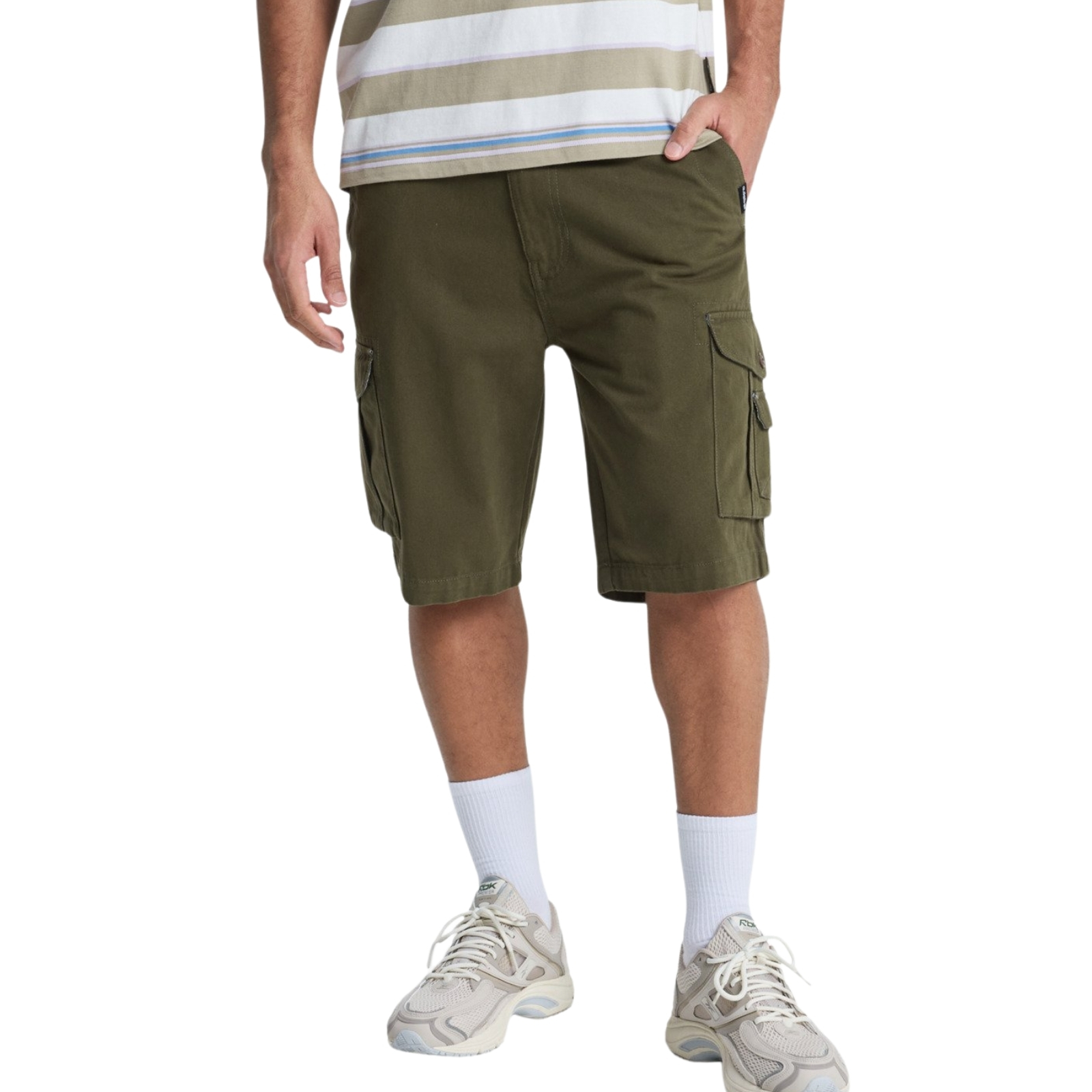 Pantalones cortos cargo Quiksilver Crucial Battle para hombre - Imagen 11 de 18