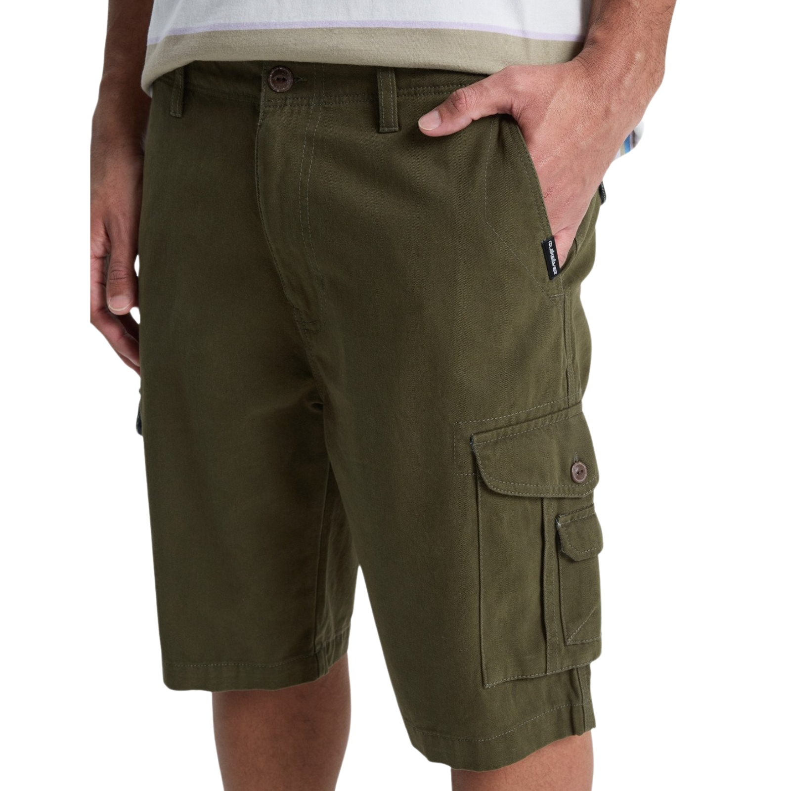Pantalones cortos cargo Quiksilver Crucial Battle para hombre - Imagen 12 de 18
