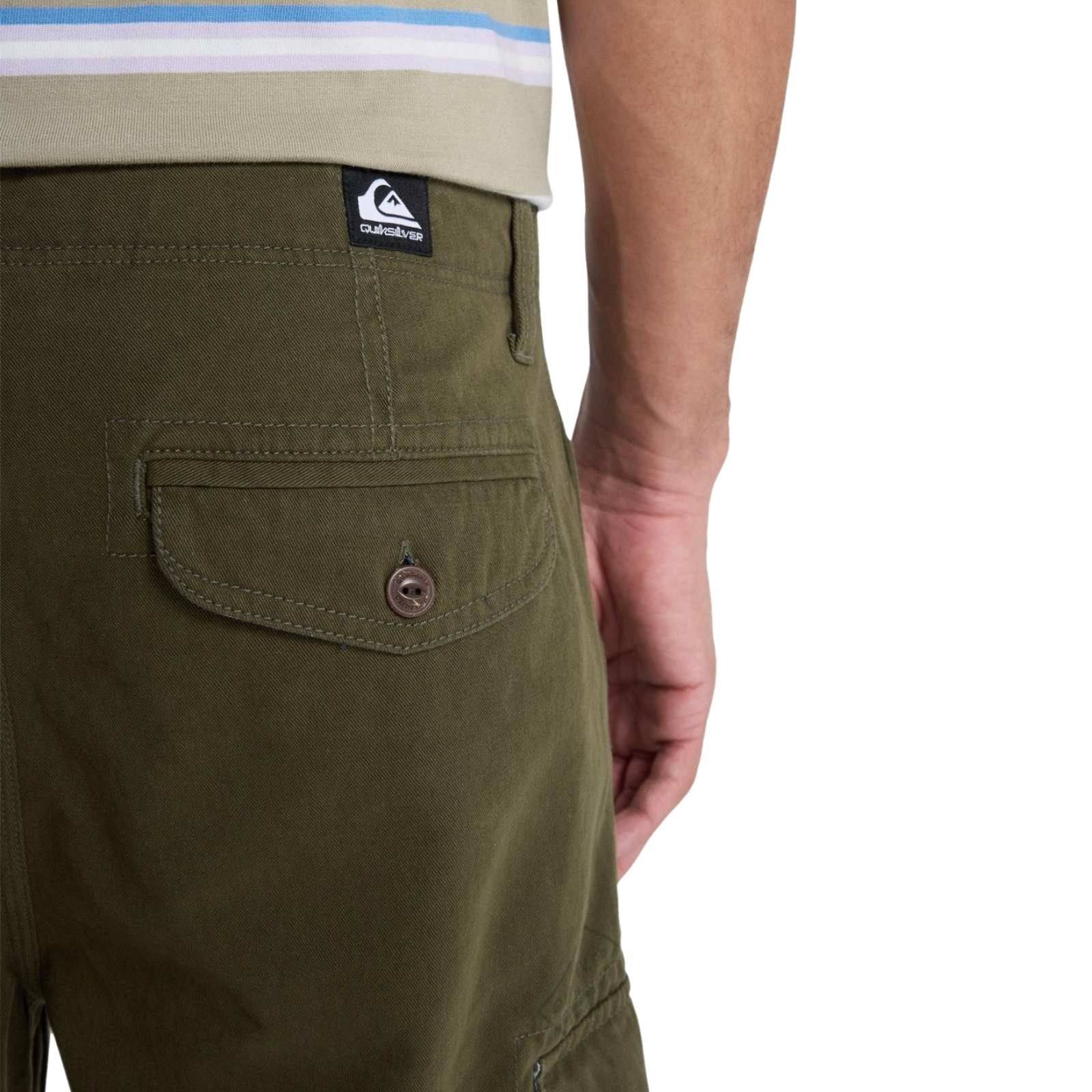 Pantalones cortos cargo Quiksilver Crucial Battle para hombre - Imagen 13 de 18