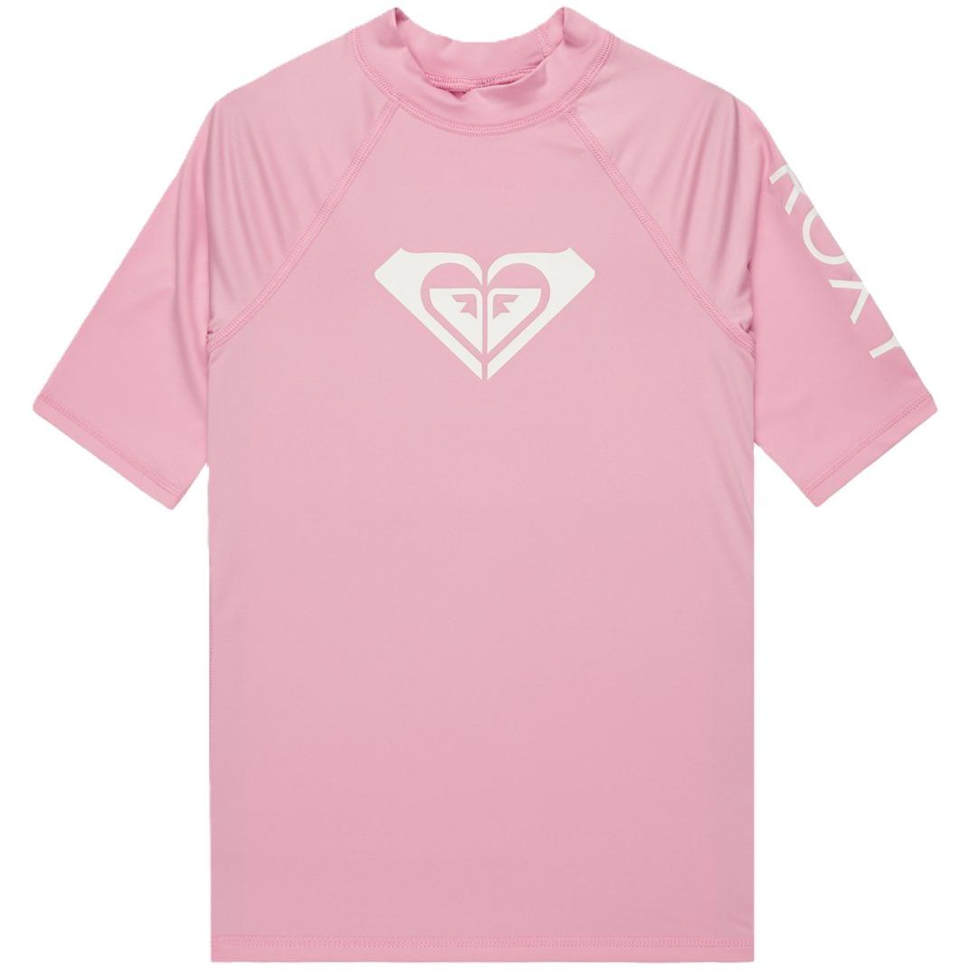 Roxy Girls Wholehearted Short Sleeve Beach Surf UPF 50 Rash Guard Vest T-Shirt - Picture 14 of 27
