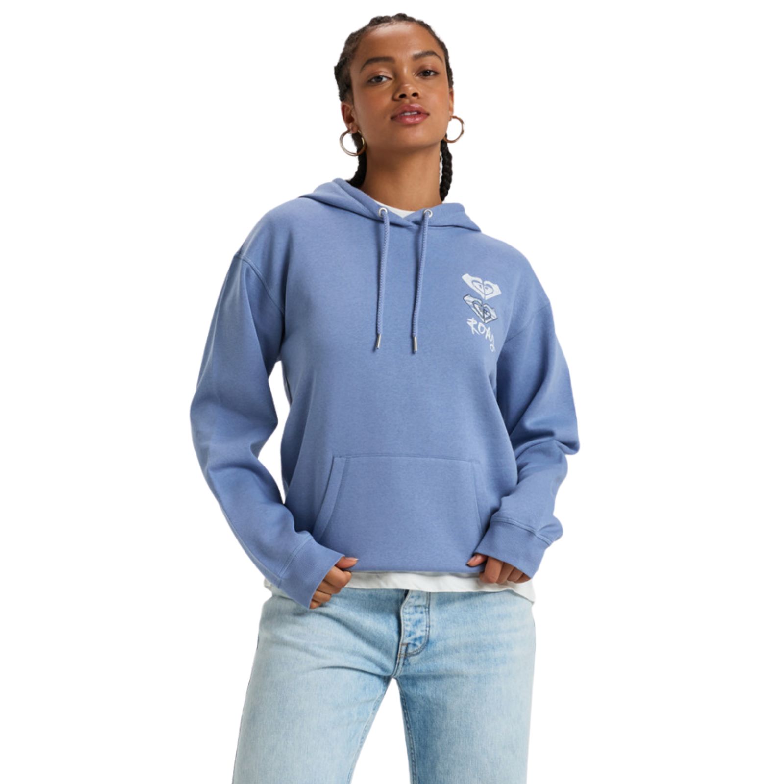 Roxy Womens Surf Stoked Pullover Hoodie Sweatshirt Hoody Hooded Relaxed Fit - Picture 9 of 19