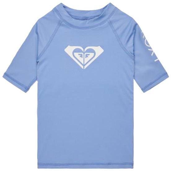 Roxy Girls Whole Hearted Short Sleeve UPF 50 Surf Rash Vest Guard T-Shirt Top - Picture 5 of 13