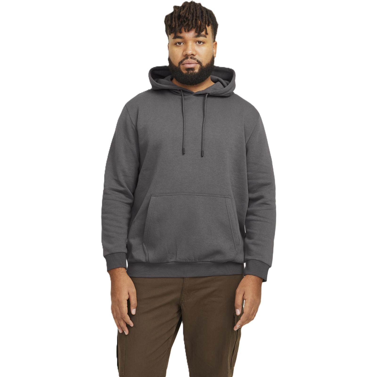 Jack & Jones Mens Bradley Sweat Big & Tall Hoodie - Picture 16 of 29