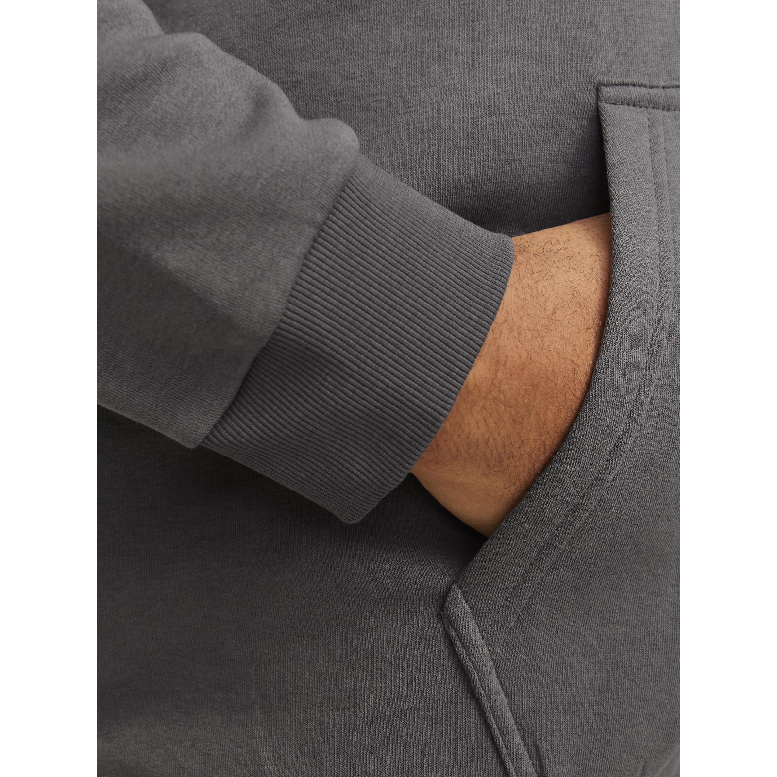 Jack & Jones Mens Bradley Sweat Big & Tall Hoodie - Picture 20 of 29