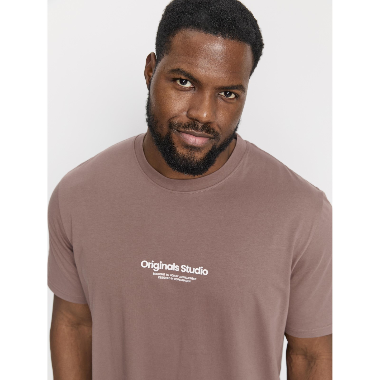 Jack & Jones Mens Vesterbro Crew Neck Big & Tall Short Sleeve T-Shirt - Picture 12 of 29