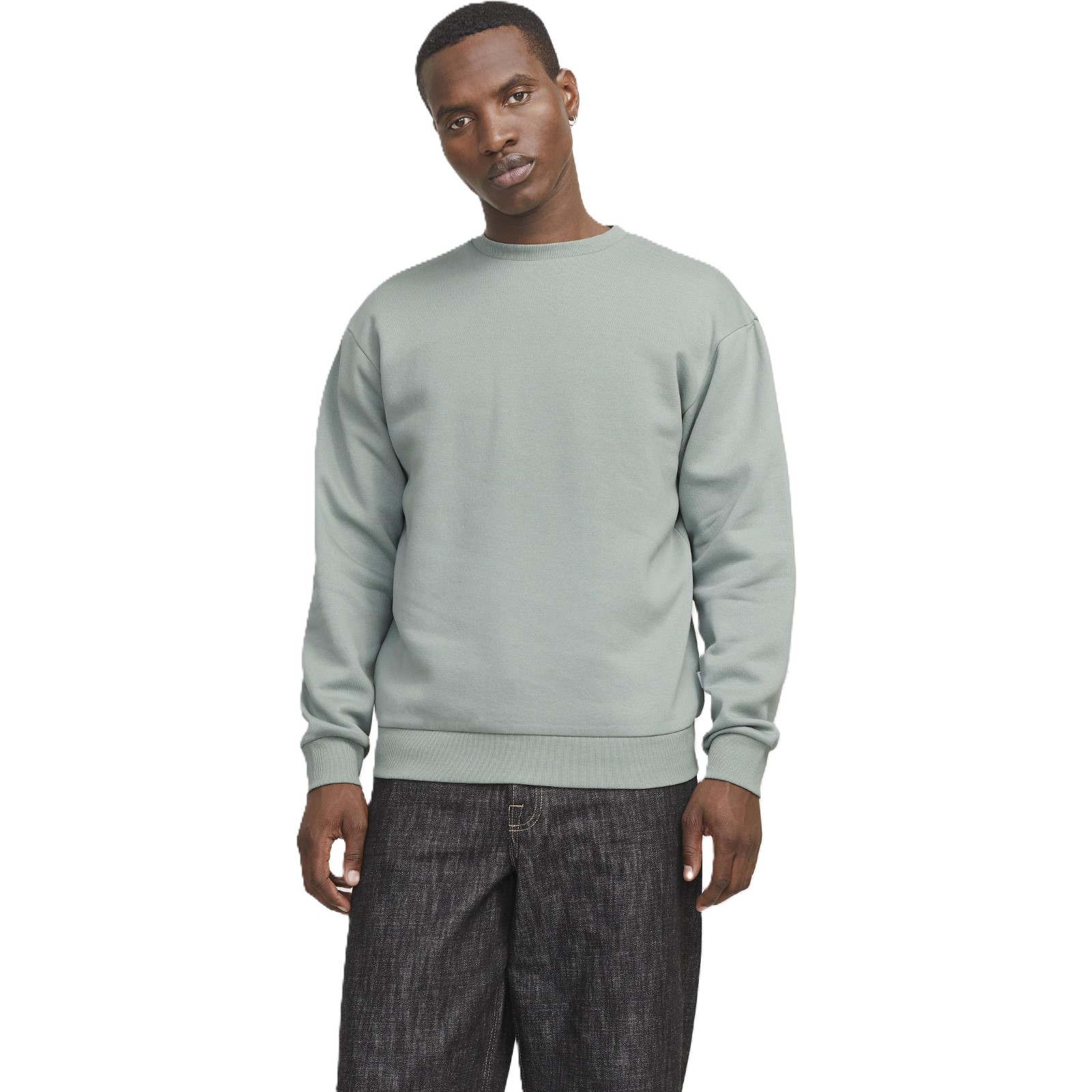 Jack & Jones Mens Bradley Sweat Crew Sweatshirt - Picture 23 of 49