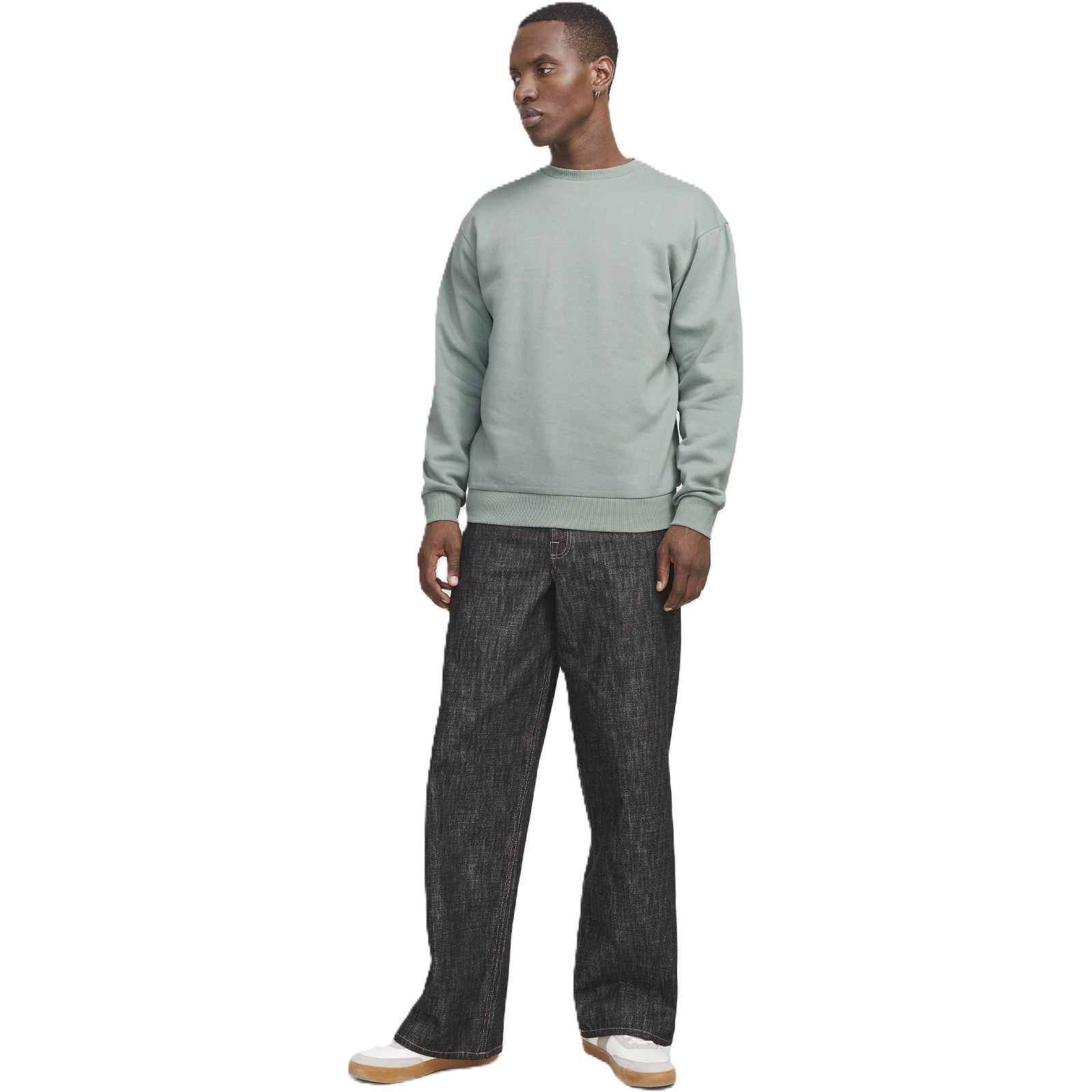 Jack & Jones Mens Bradley Sweat Crew Sweatshirt - Picture 24 of 49