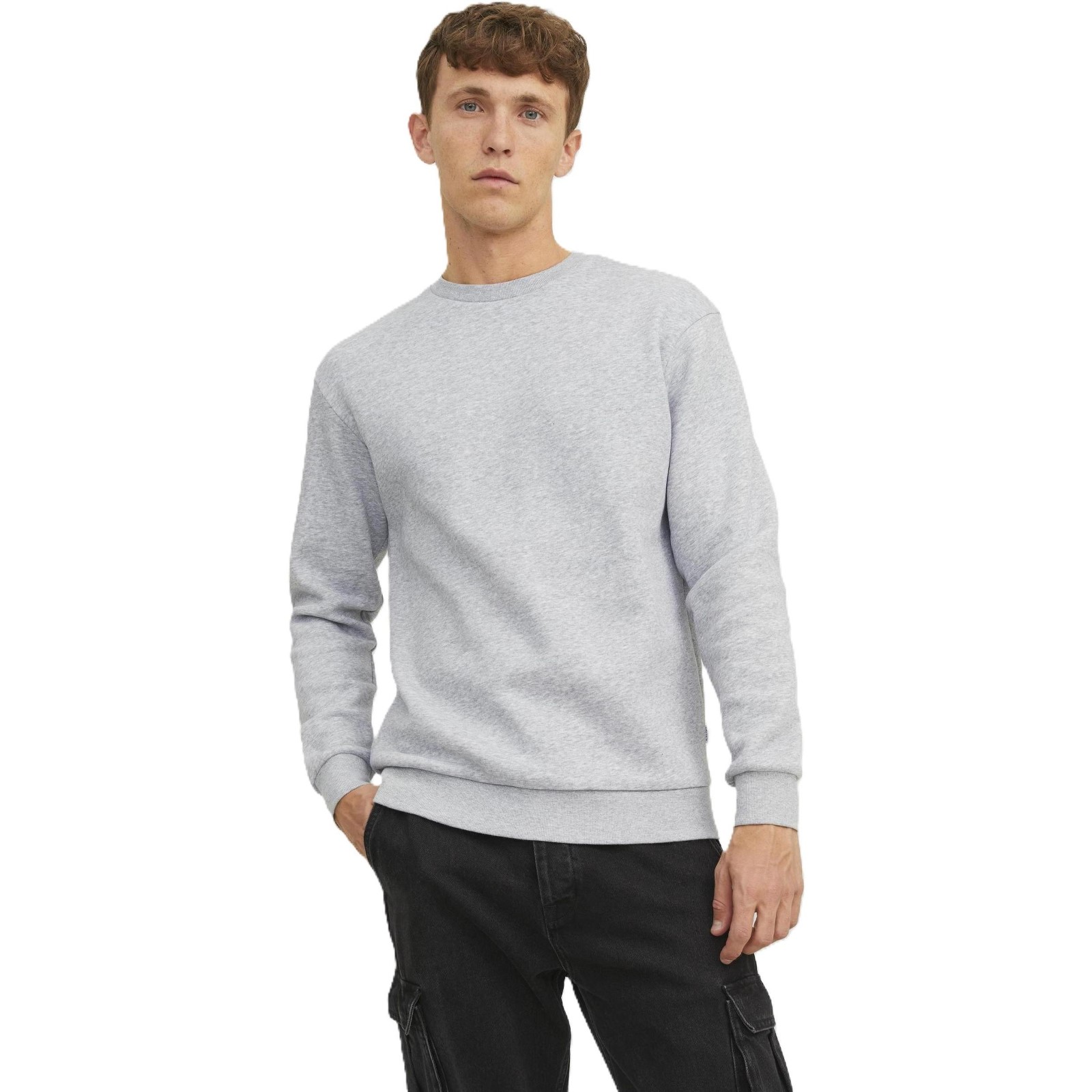 Jack & Jones Mens Bradley Sweat Crew Sweatshirt - Picture 30 of 49