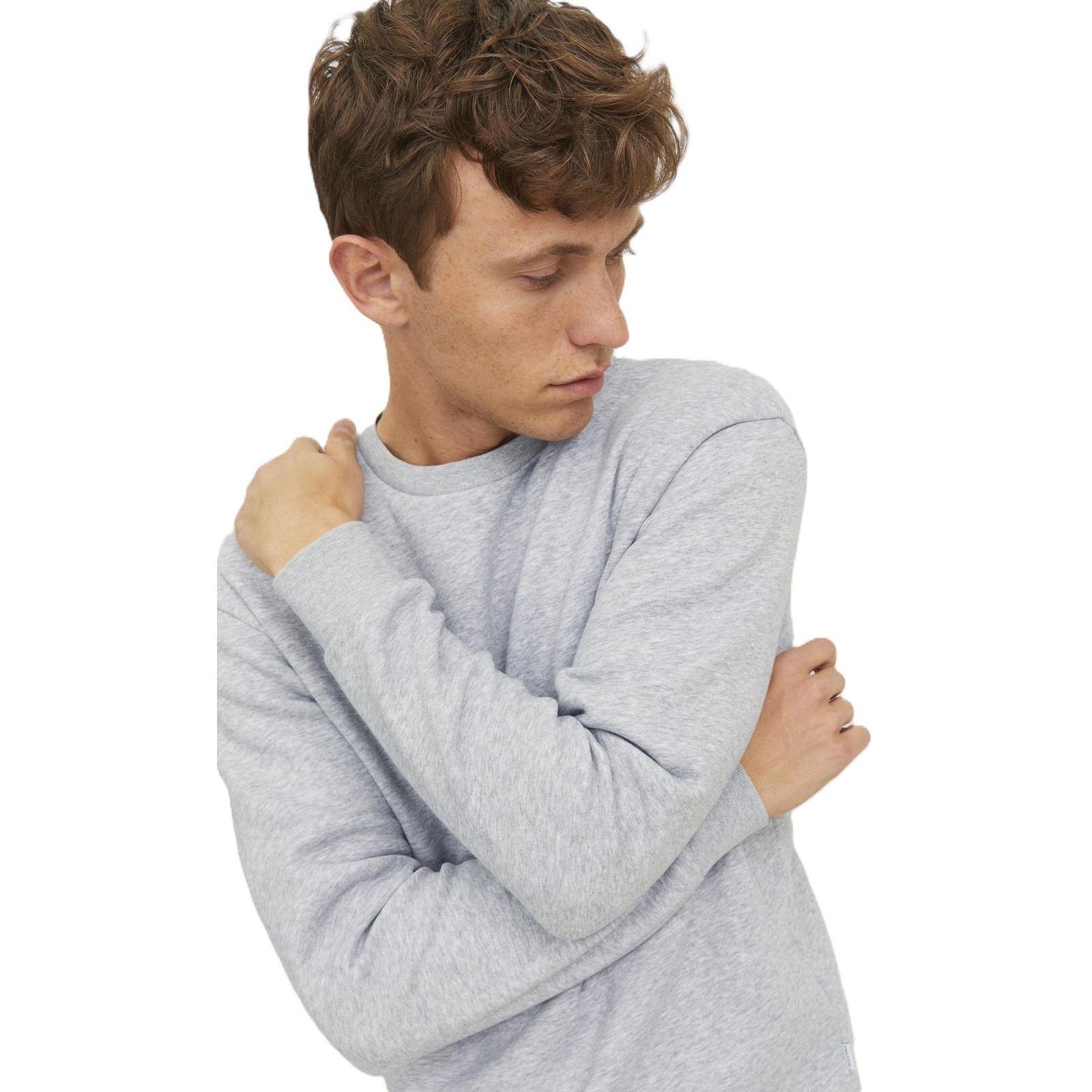 Jack & Jones Mens Bradley Sweat Crew Sweatshirt - Picture 32 of 49