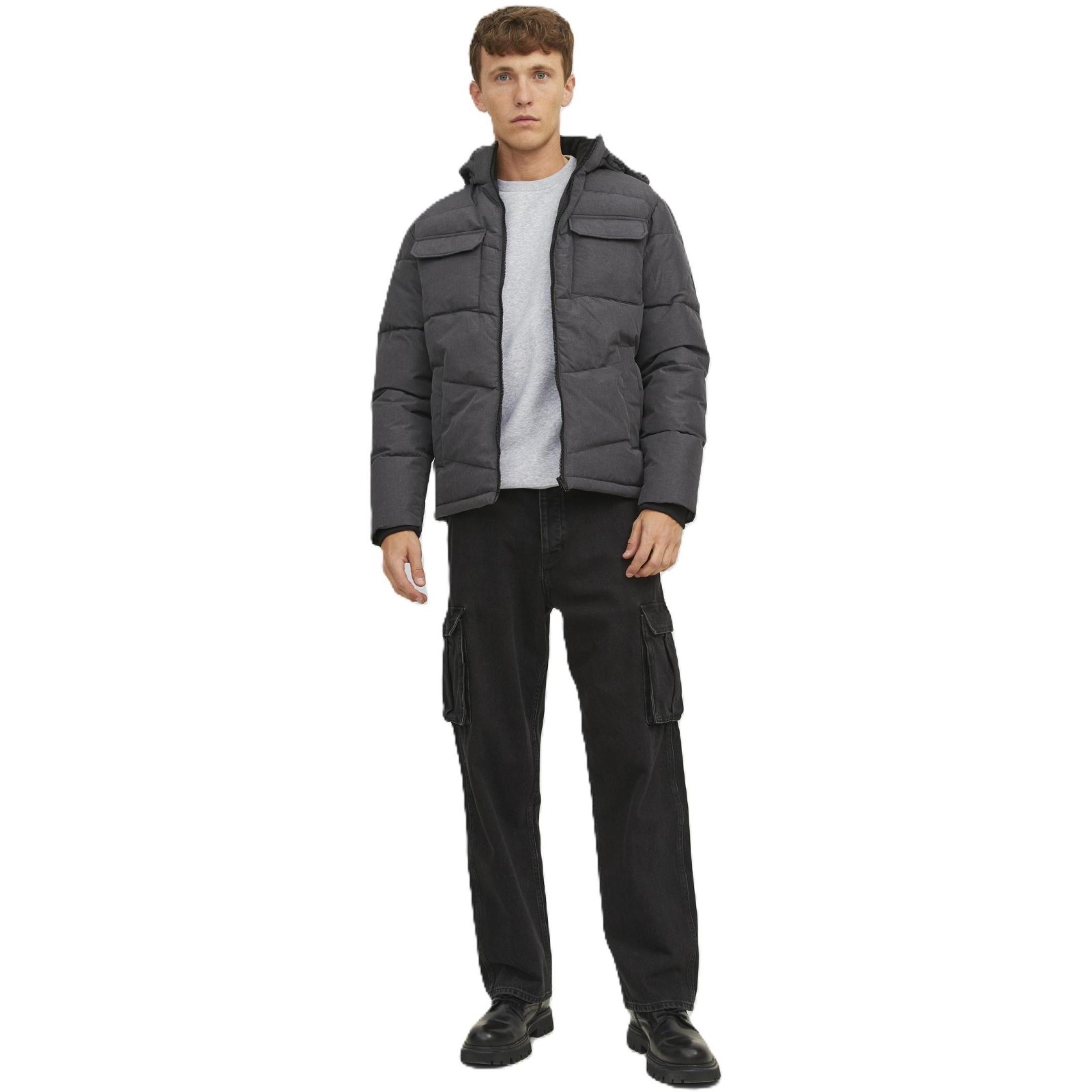 Jack & Jones Mens Bradley Sweat Crew Sweatshirt - Picture 35 of 49
