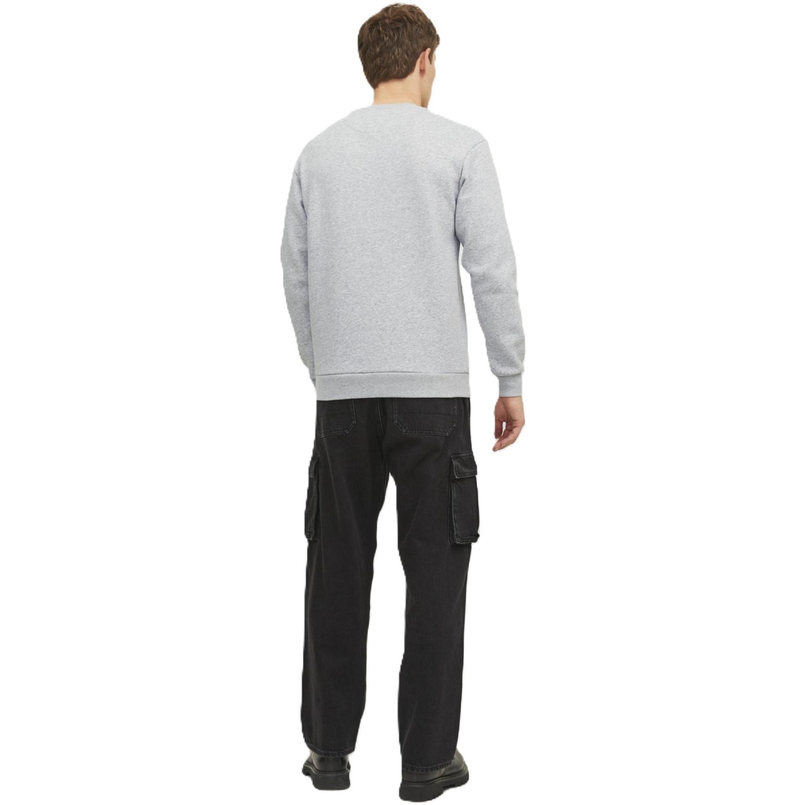 Jack & Jones Mens Bradley Sweat Crew Sweatshirt - Picture 31 of 49
