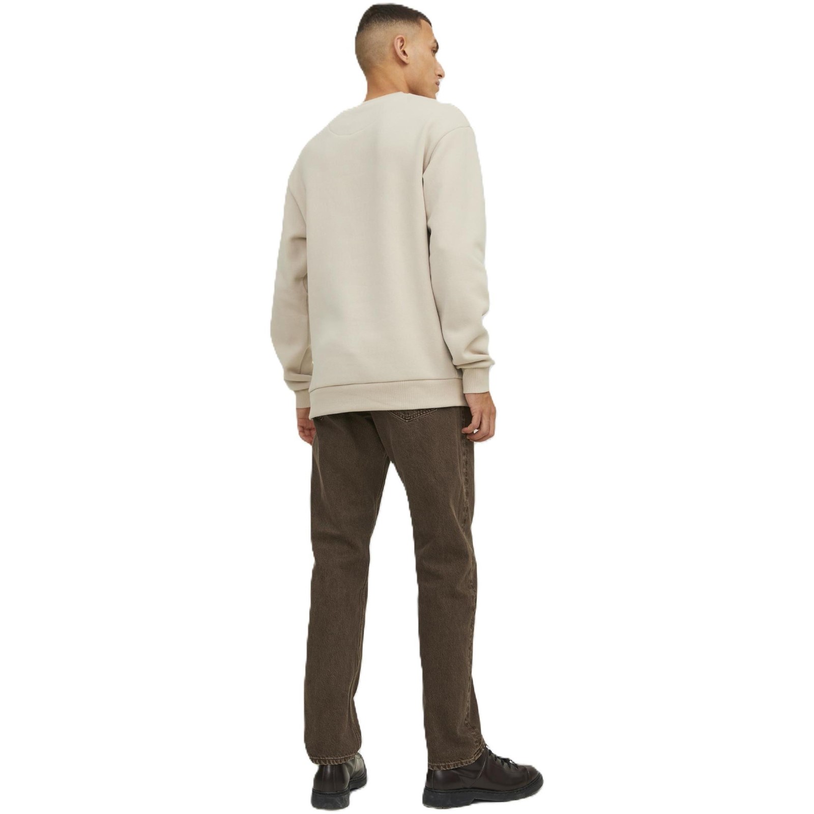 Jack & Jones Mens Bradley Sweat Crew Sweatshirt - Picture 38 of 49