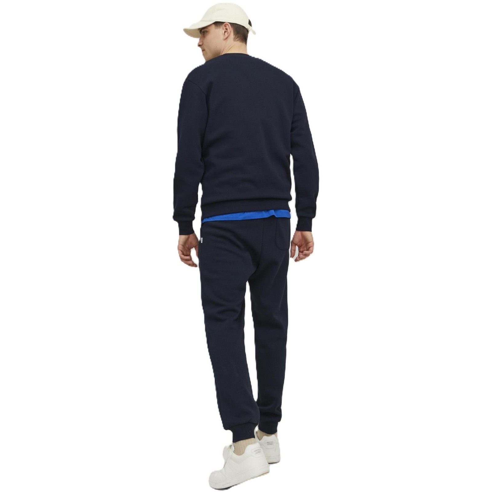 Jack & Jones Mens Bradley Sweat Crew Sweatshirt - Picture 46 of 49
