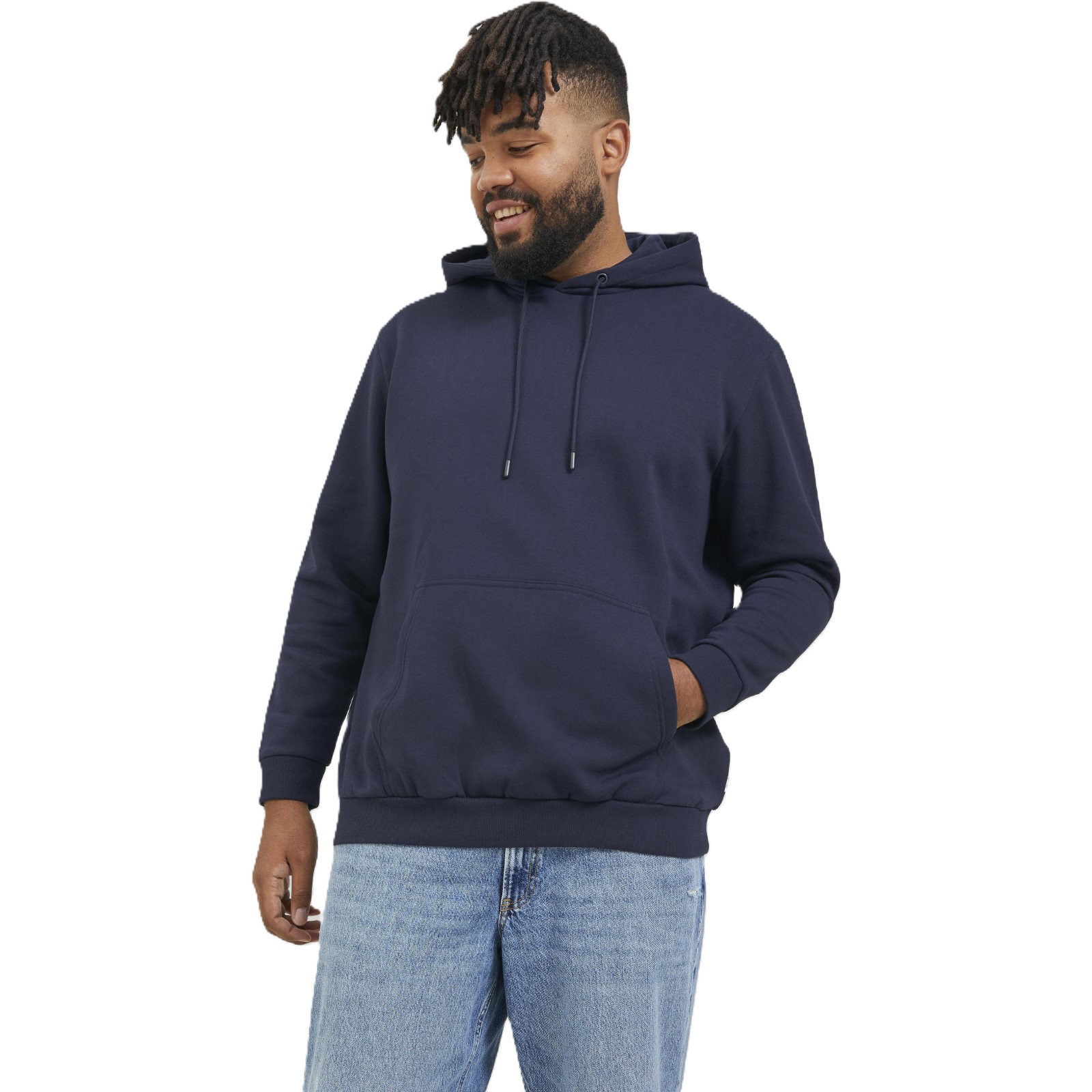 Jack & Jones Mens Bradley Sweat Big & Tall Hoodie - Picture 9 of 29