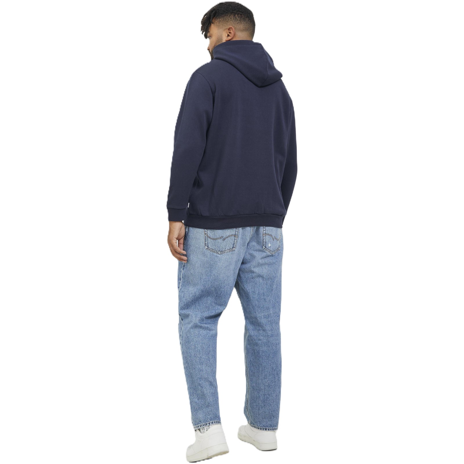 Jack & Jones Mens Bradley Sweat Big & Tall Hoodie - Picture 11 of 29