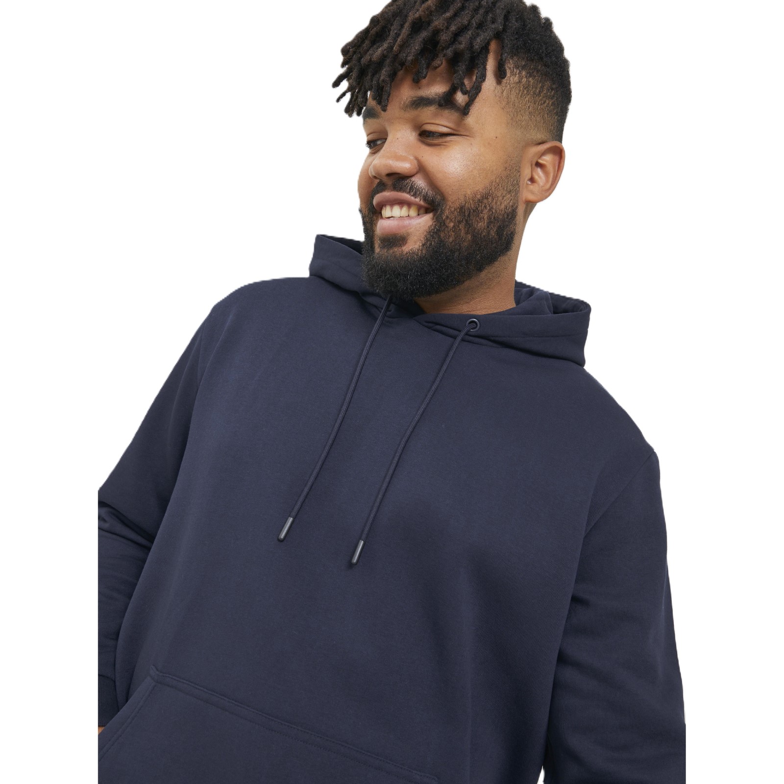 Jack & Jones Mens Bradley Sweat Big & Tall Hoodie - Picture 12 of 29