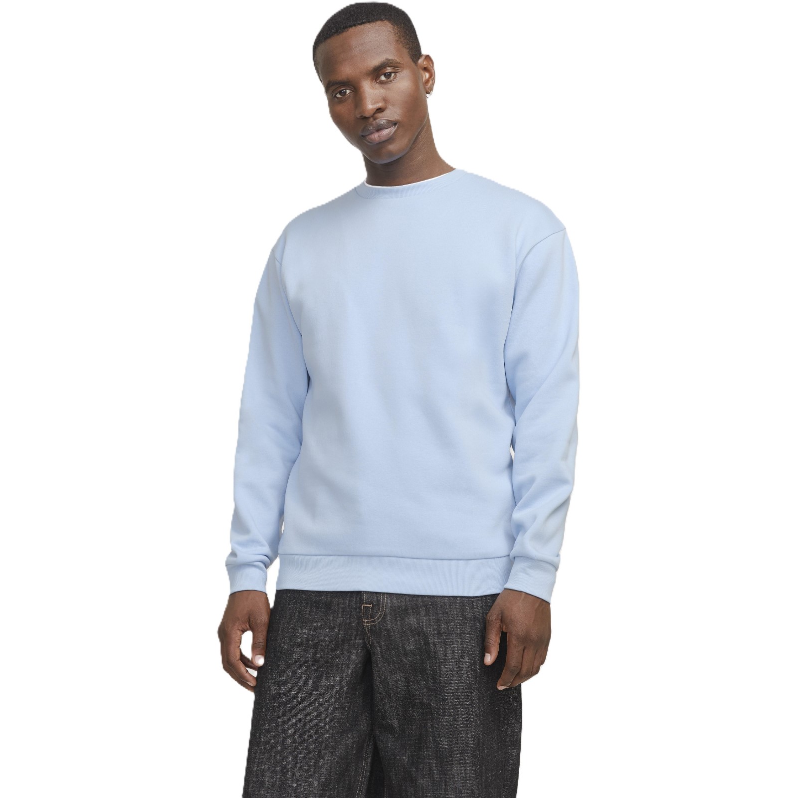 Jack & Jones Mens Bradley Sweat Crew Sweatshirt - Picture 9 of 49