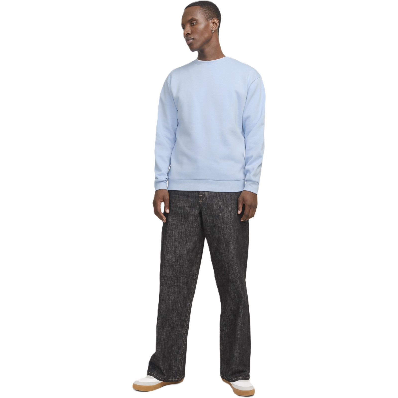Jack & Jones Mens Bradley Sweat Crew Sweatshirt - Picture 10 of 49