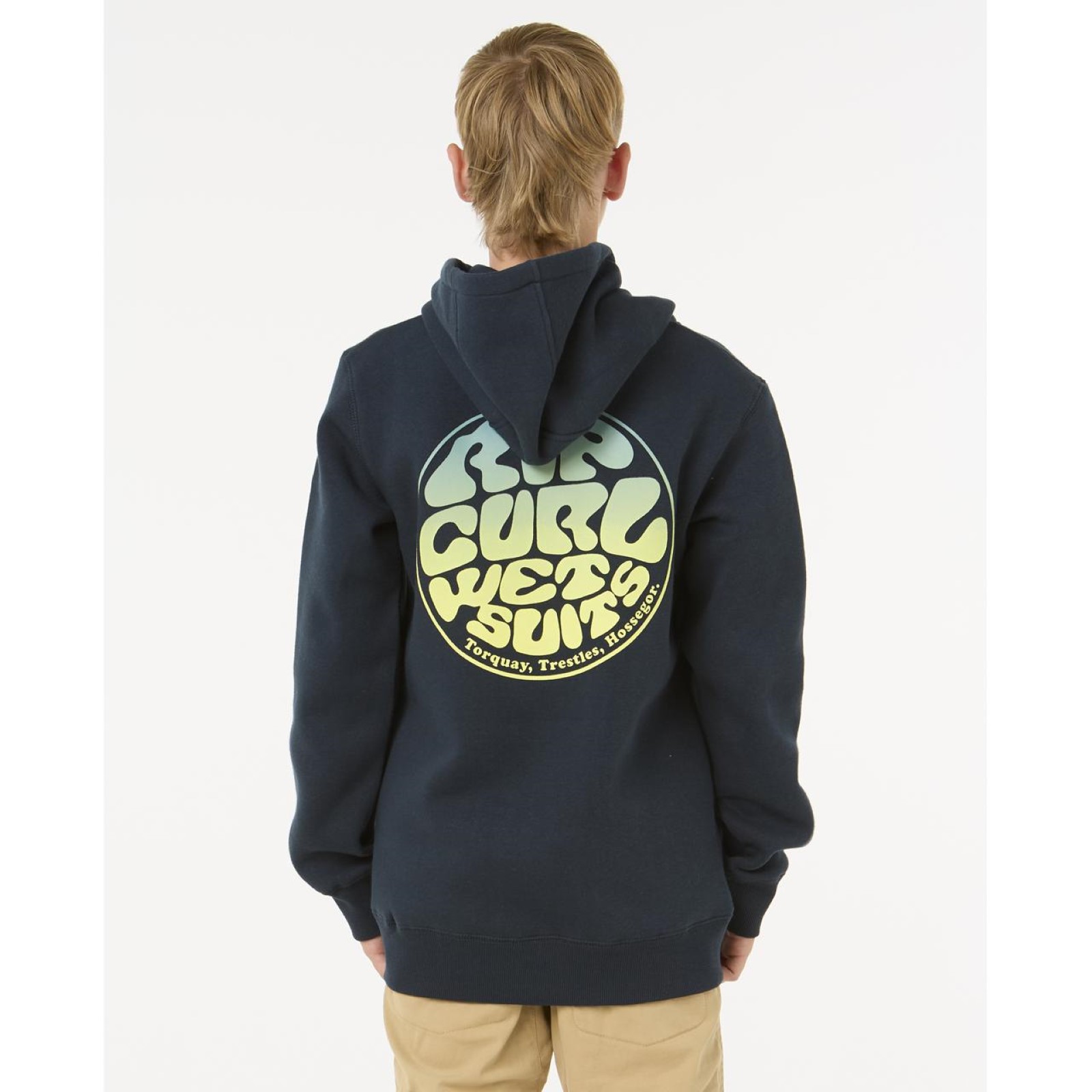 Rip Curl Kids Wetsuit Icon Hooded Pullover Sweatshirt Hoody Hoodie - Picture 9 of 29