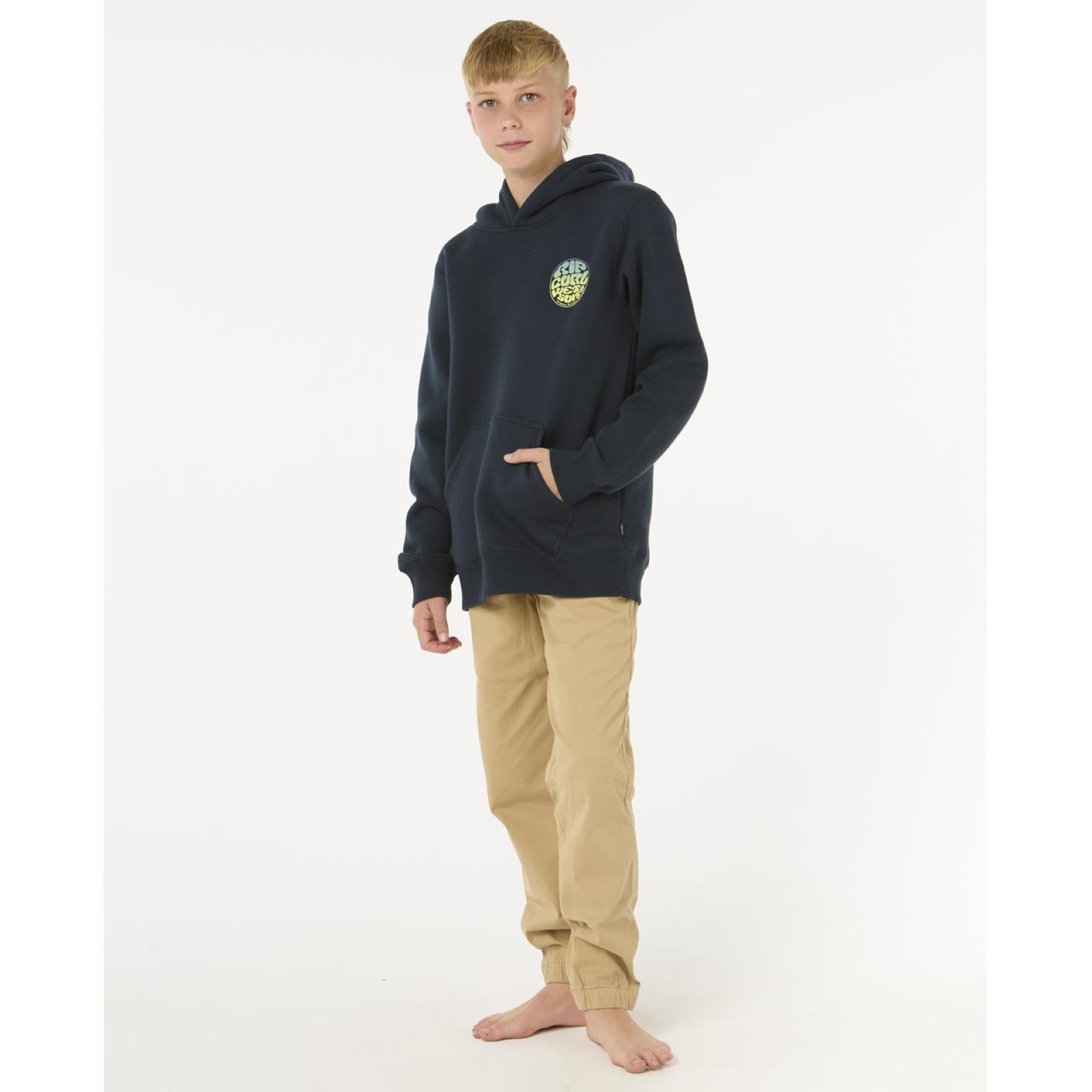 Rip Curl Kids Wetsuit Icon Hooded Pullover Sweatshirt Hoody Hoodie - Picture 10 of 29