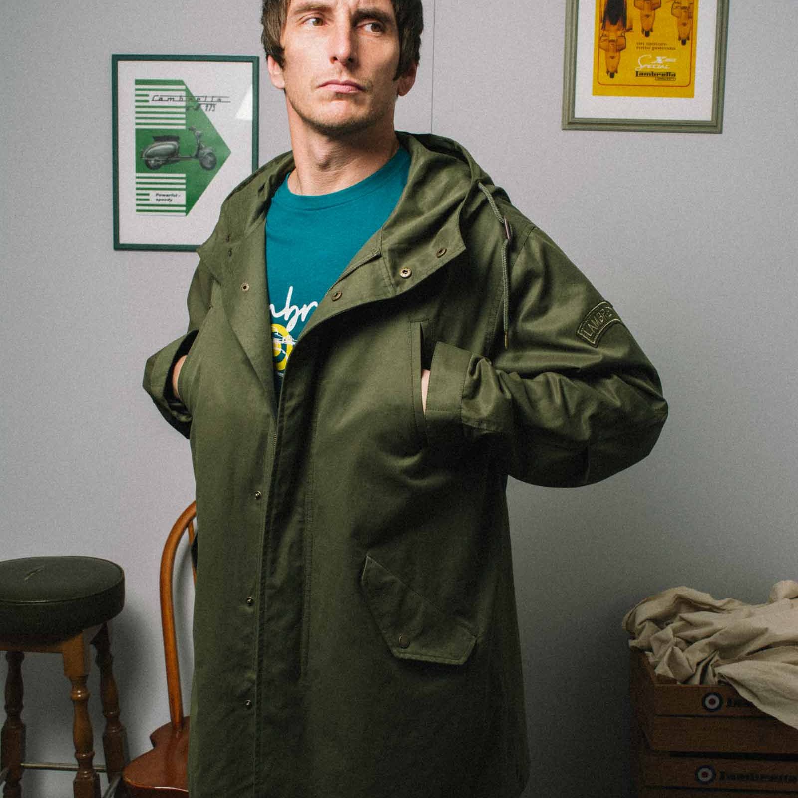 Lambretta Mens Outdoor Warm Winter Water Resistant Parka Jacket - Imagen 14 de 23