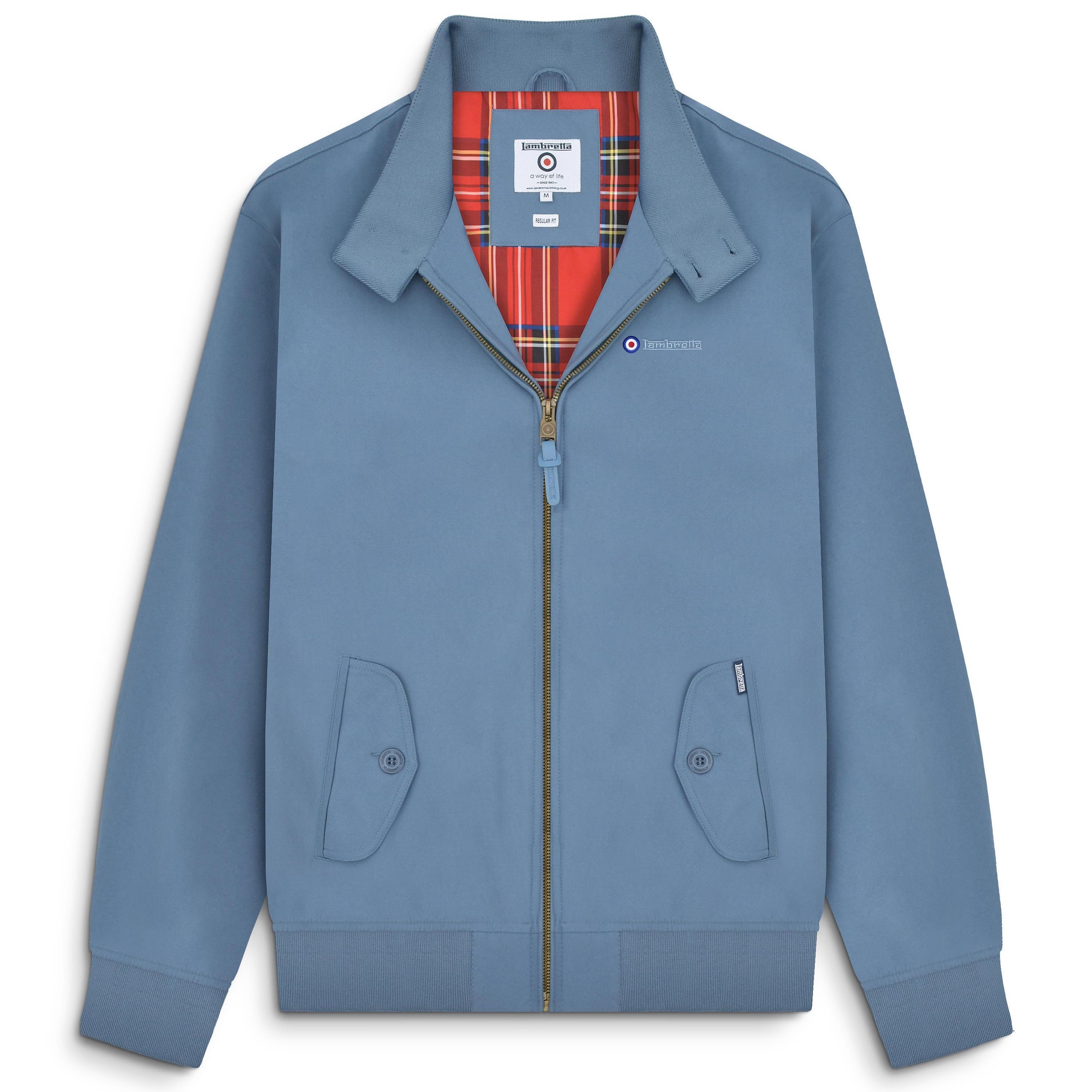 Abrigo Chaqueta Bombardero Harrington Resistente a la Ducha Lambretta Para Hombres - Imagen 16 de 36
