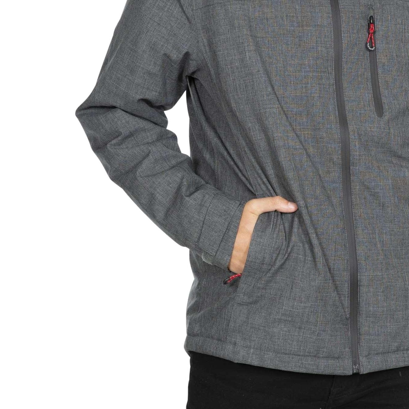 Chaqueta Trespass Para Hombres Fyfinn Cálida Invierno Acolchada Impermeable Caminar Senderismo - Imagen 8 de 12