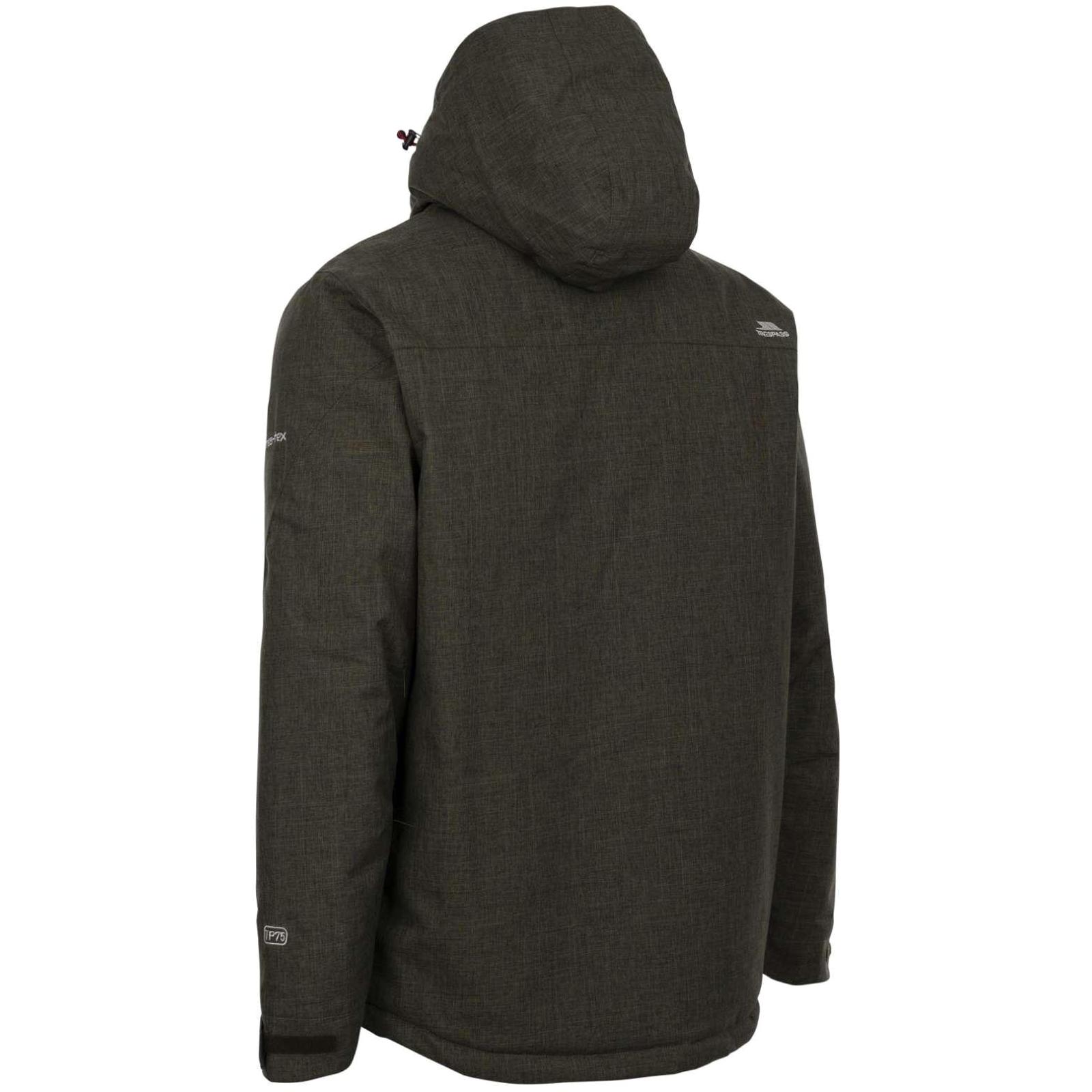 Chaqueta Trespass Para Hombres Fyfinn Cálida Invierno Acolchada Impermeable Caminar Senderismo - Imagen 10 de 12