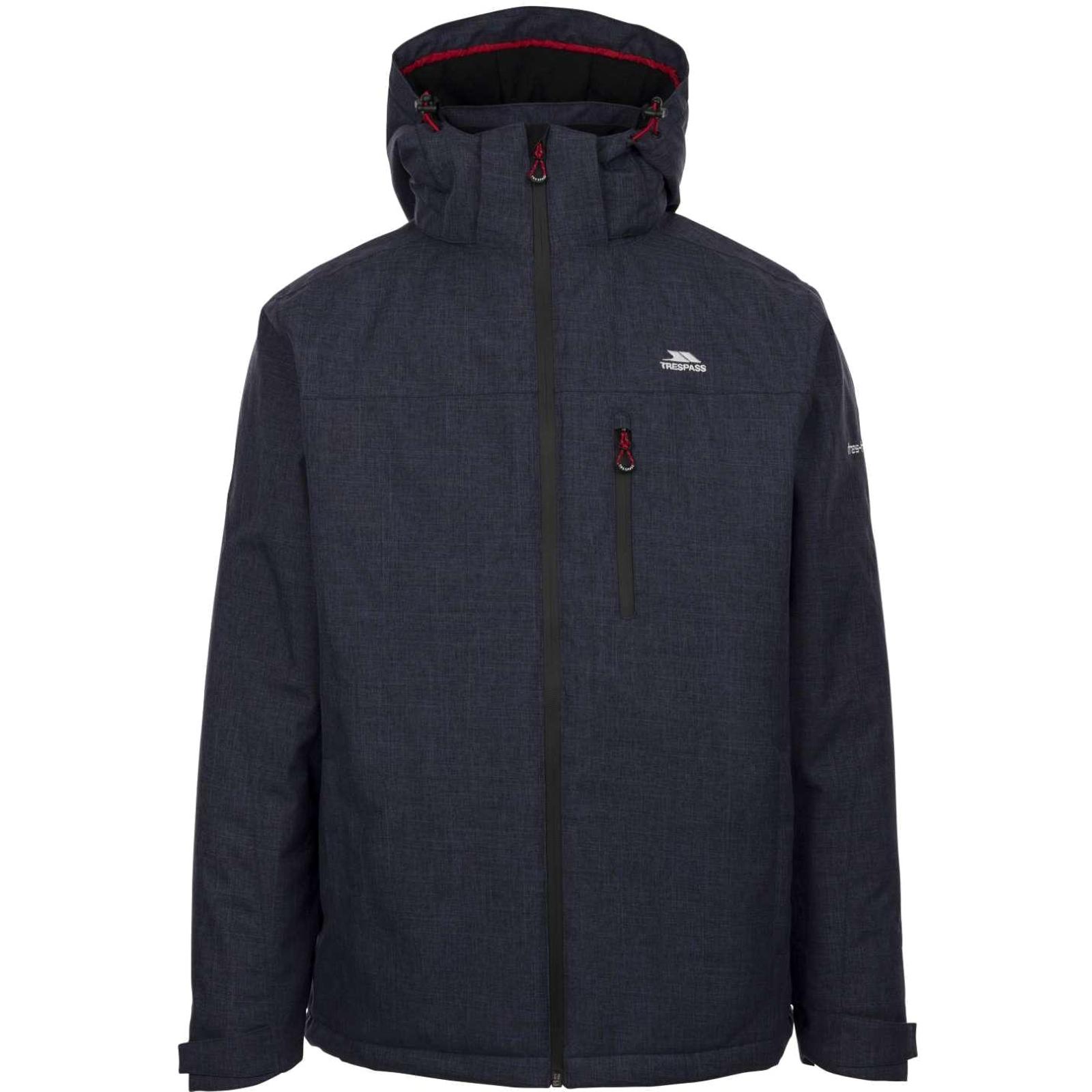 Chaqueta Trespass Para Hombres Fyfinn Cálida Invierno Acolchada Impermeable Caminar Senderismo - Imagen 11 de 12