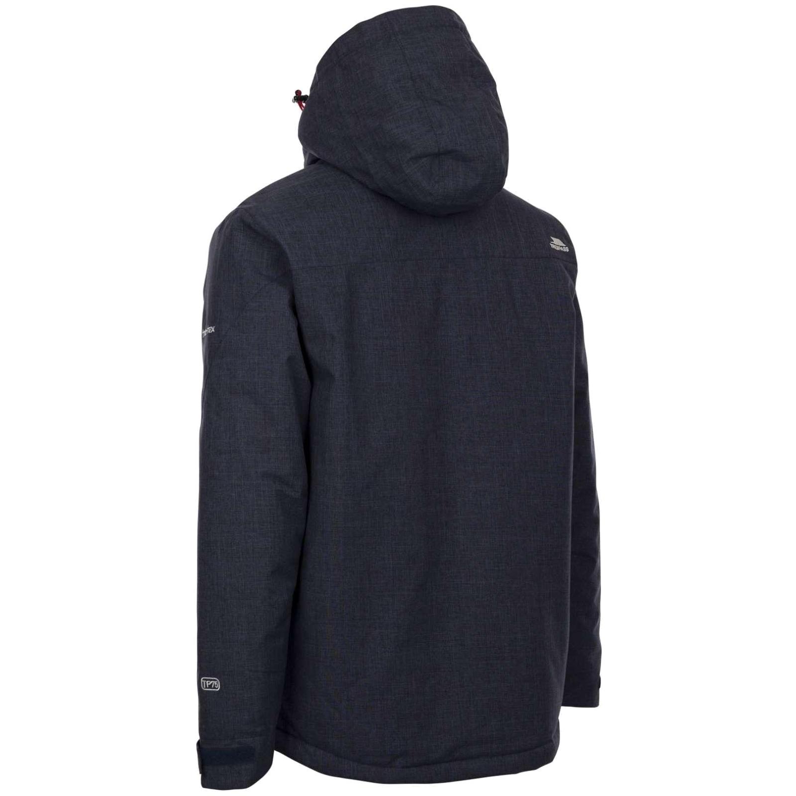 Chaqueta Trespass Para Hombres Fyfinn Cálida Invierno Acolchada Impermeable Caminar Senderismo - Imagen 12 de 12