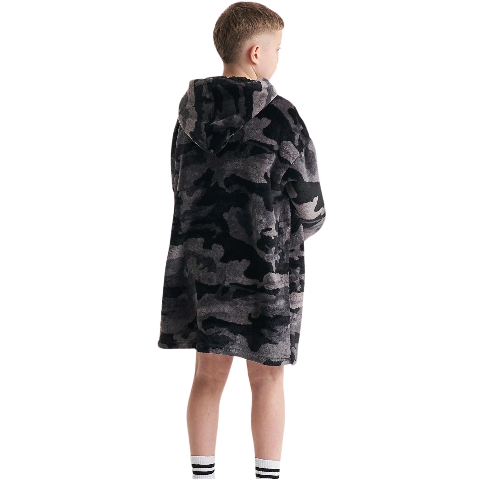 Bench Kids Ossit Warm Winter Hooded Snuggle Fleece Wearable Blanket - Picture 2 of 11