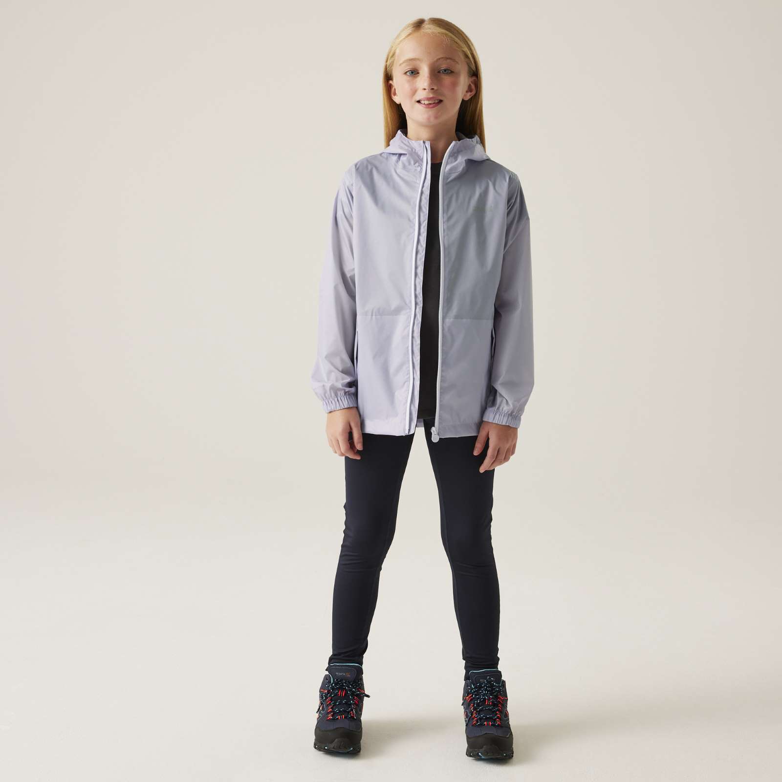 Regatta Kids Juniors Pack it III Waterproof Hooded Outdoor Walking Jacket Coat - Picture 19 of 57