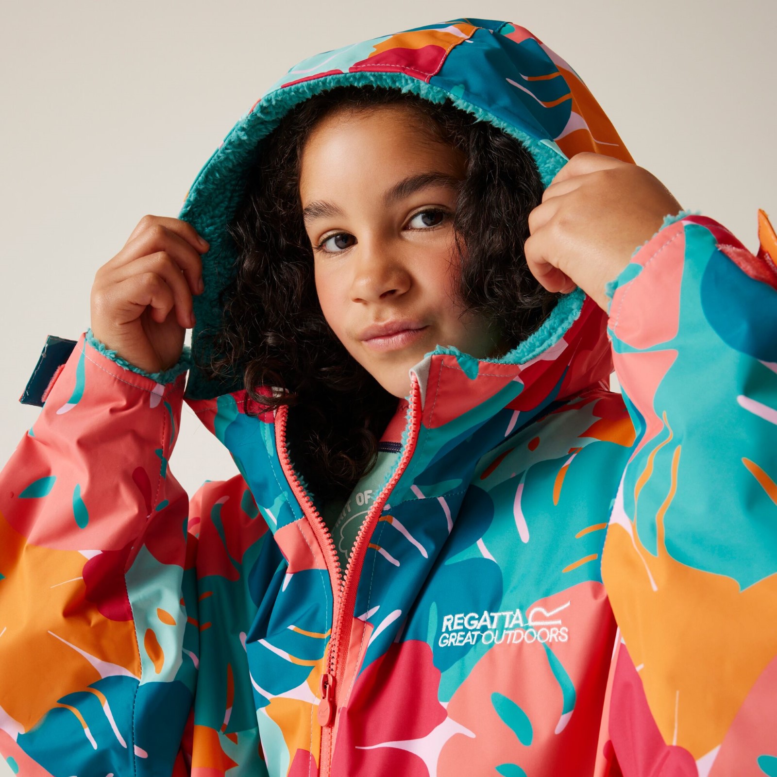 Regatta Kids Spirit Of Adventure Hooded Waterproof Warm Drying Changing Robe - Picture 145 of 150