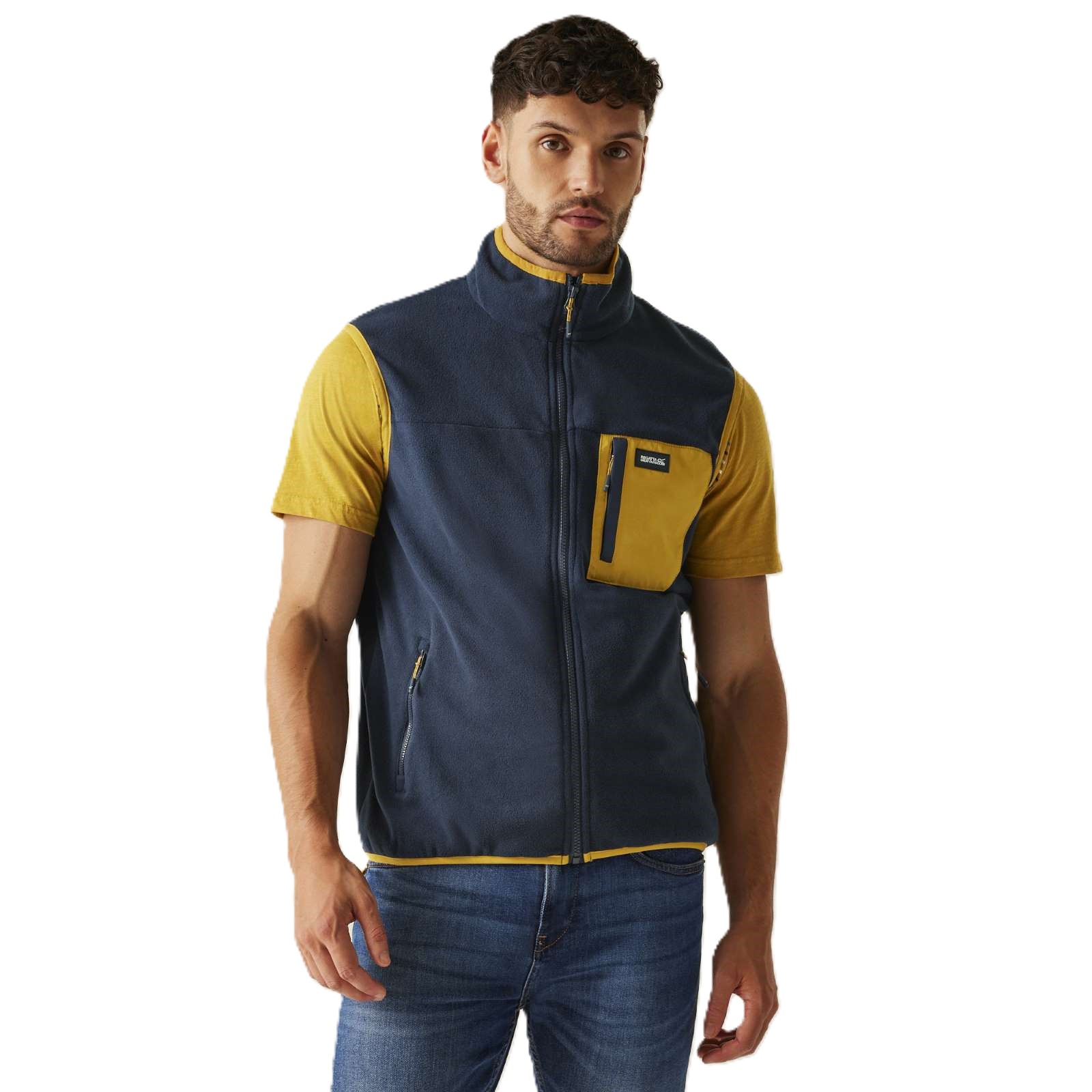 Chaleco calentador de cuerpo polar cálido de invierno para exteriores Frankie cremallera completa Regatta para hombre - Imagen 20 de 25