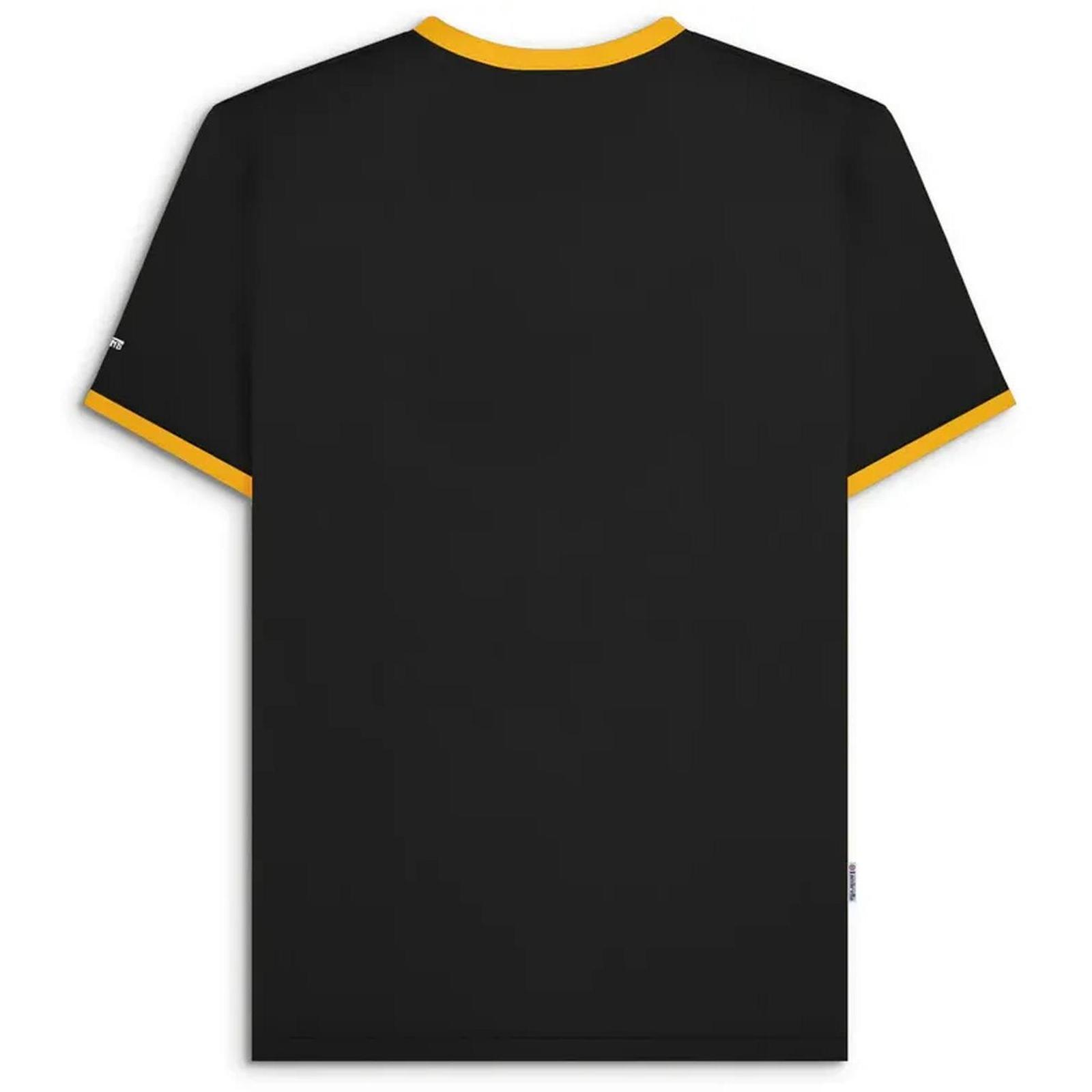 Lambretta Mens Target Ringer Crew Neck Short Sleeve Retro T-Shirt Tee Top - Picture 4 of 11