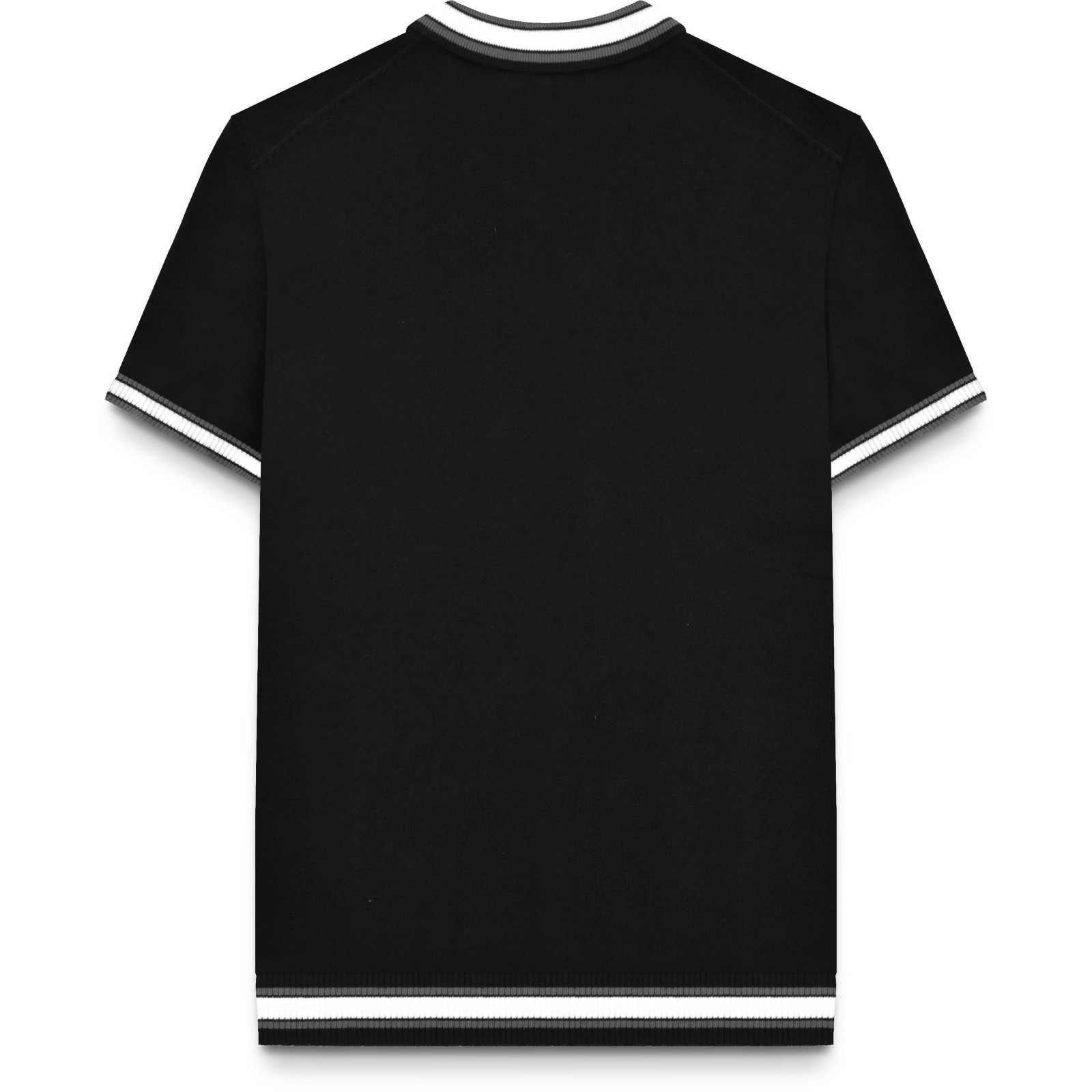 Lambretta Mens Tipped Knit Short Sleeve Polo Shirt - Picture 3 of 11