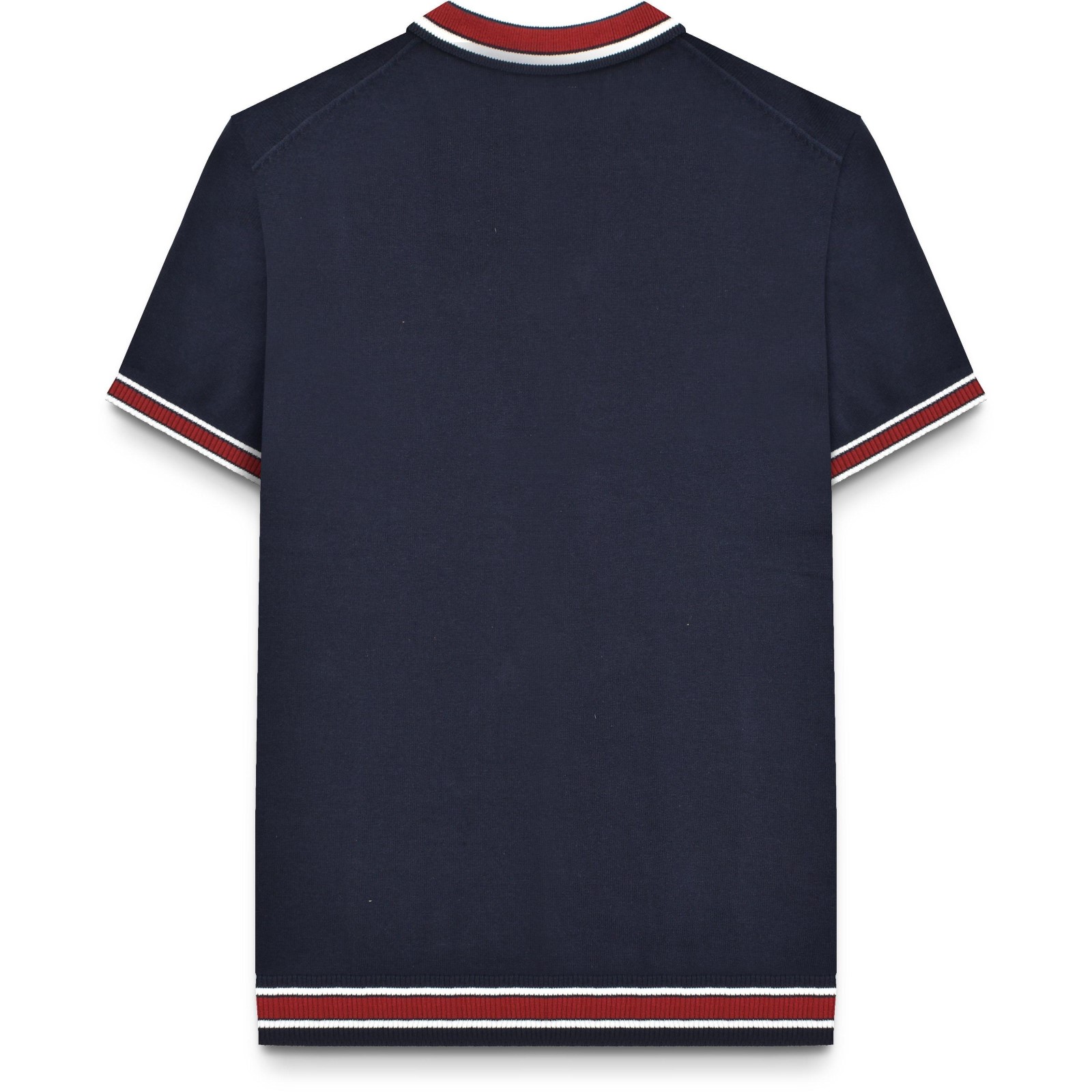 Lambretta Mens Tipped Knit Short Sleeve Polo Shirt - Picture 8 of 11
