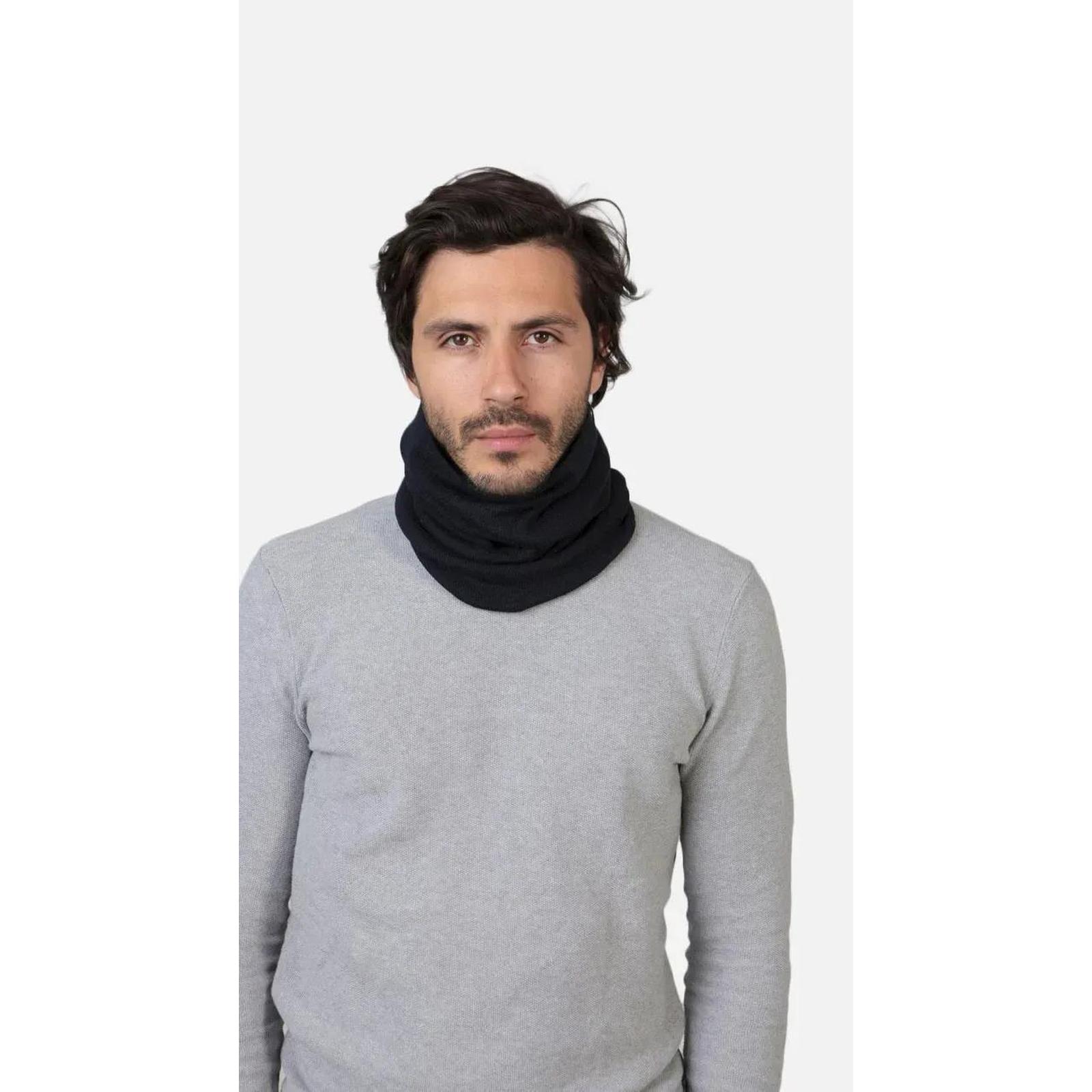 Barts Unisex Eclipse Col Scarf Neck Gaiter Warm Winter Reversable Fine Knit - Picture 3 of 7