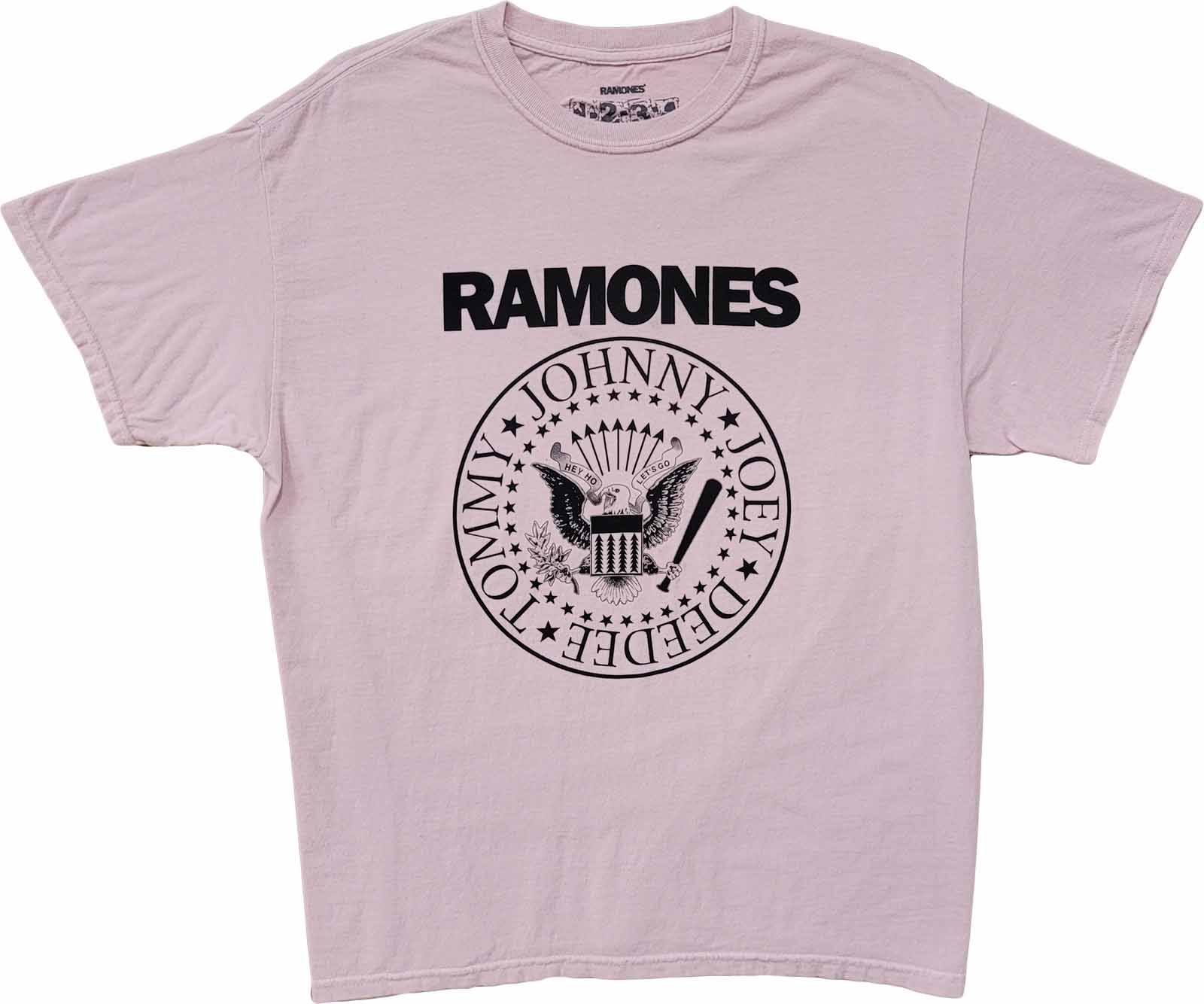ramones t shirt pink