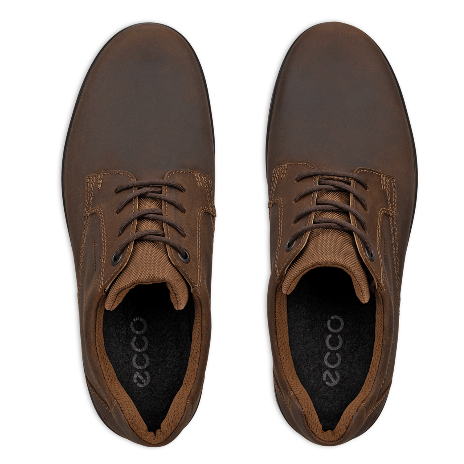 ECCO Mens Rugged Track Plain Toe Waterproof Walking Shoes