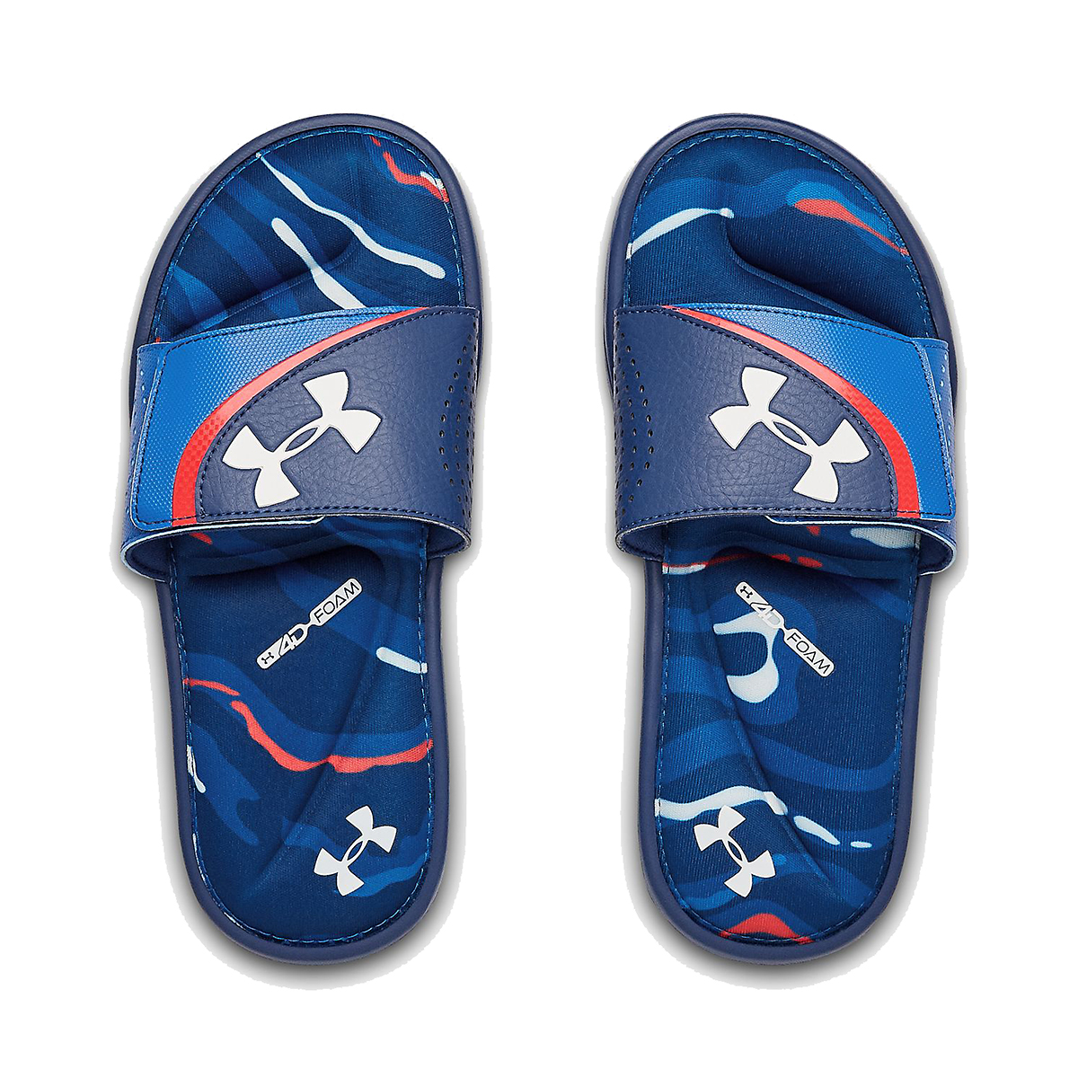 4d foam under armour slides
