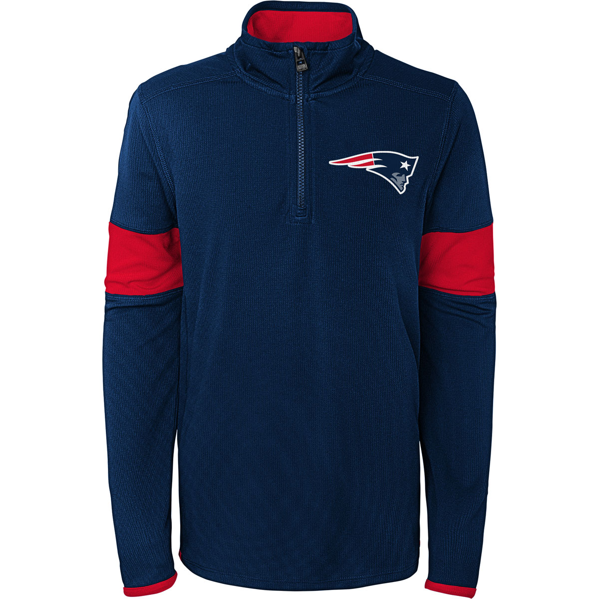 patriots half zip sweatshirt