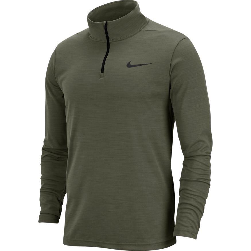 nike zip training top